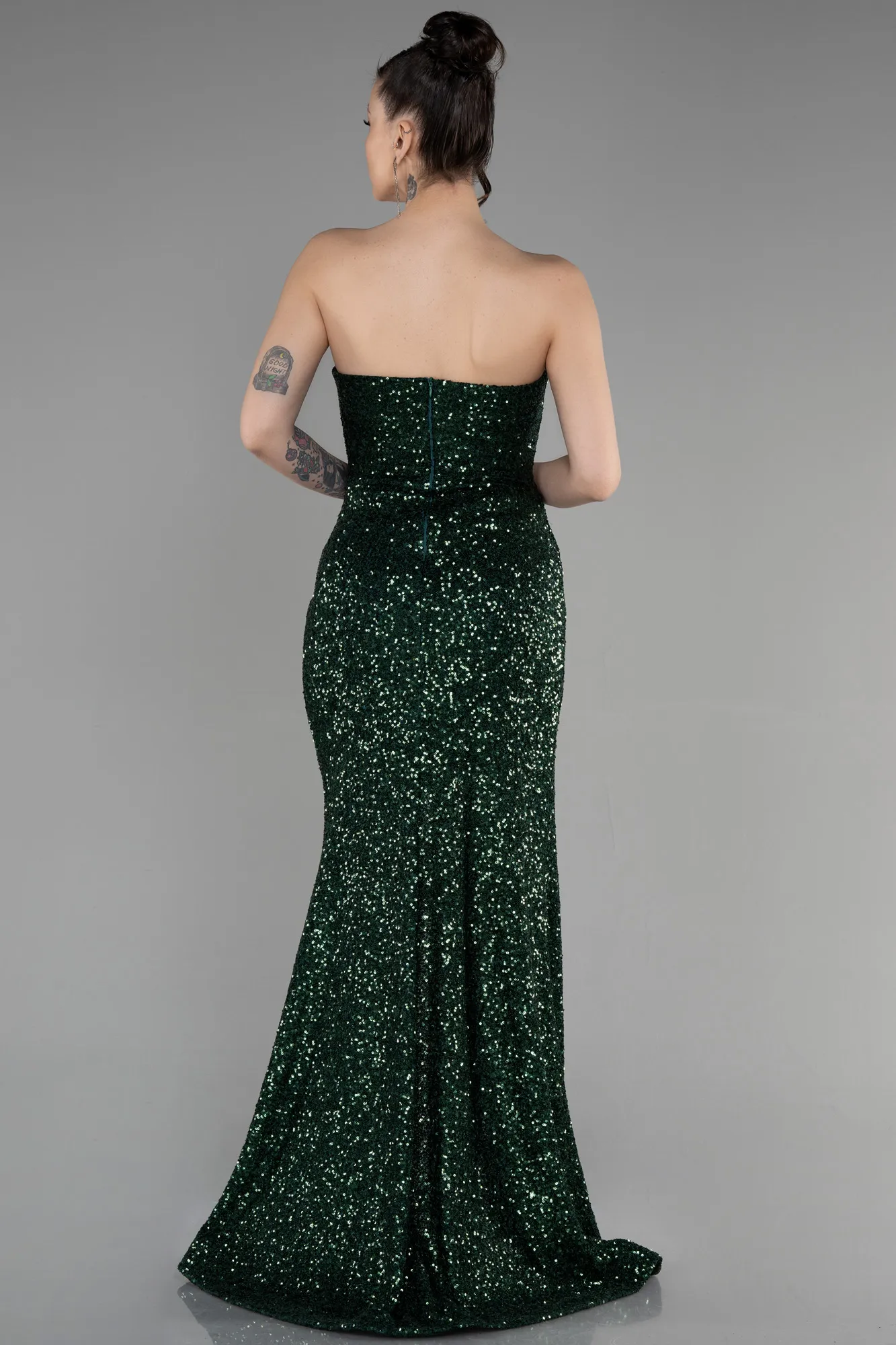 Emerald Green-Long Evening Dress ABU3551