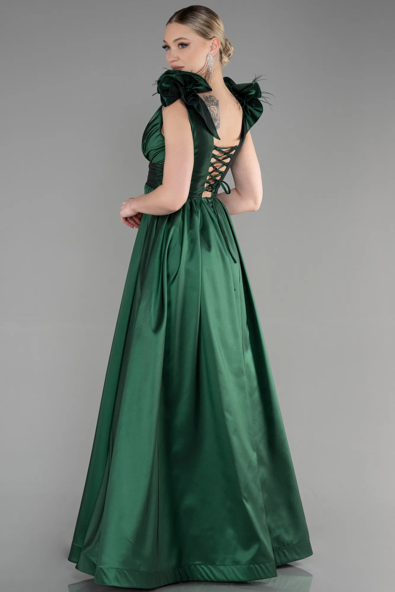 Emerald Green-Long Evening Dress ABU3607