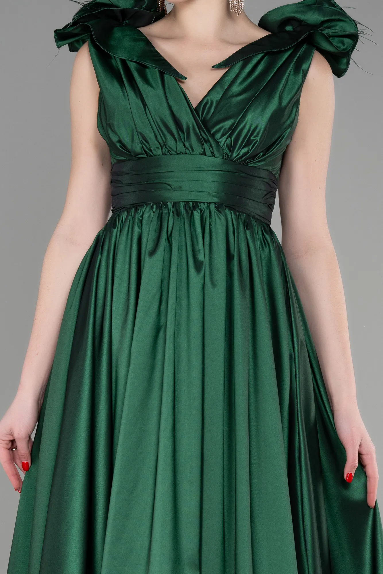 Emerald Green-Long Evening Dress ABU3607