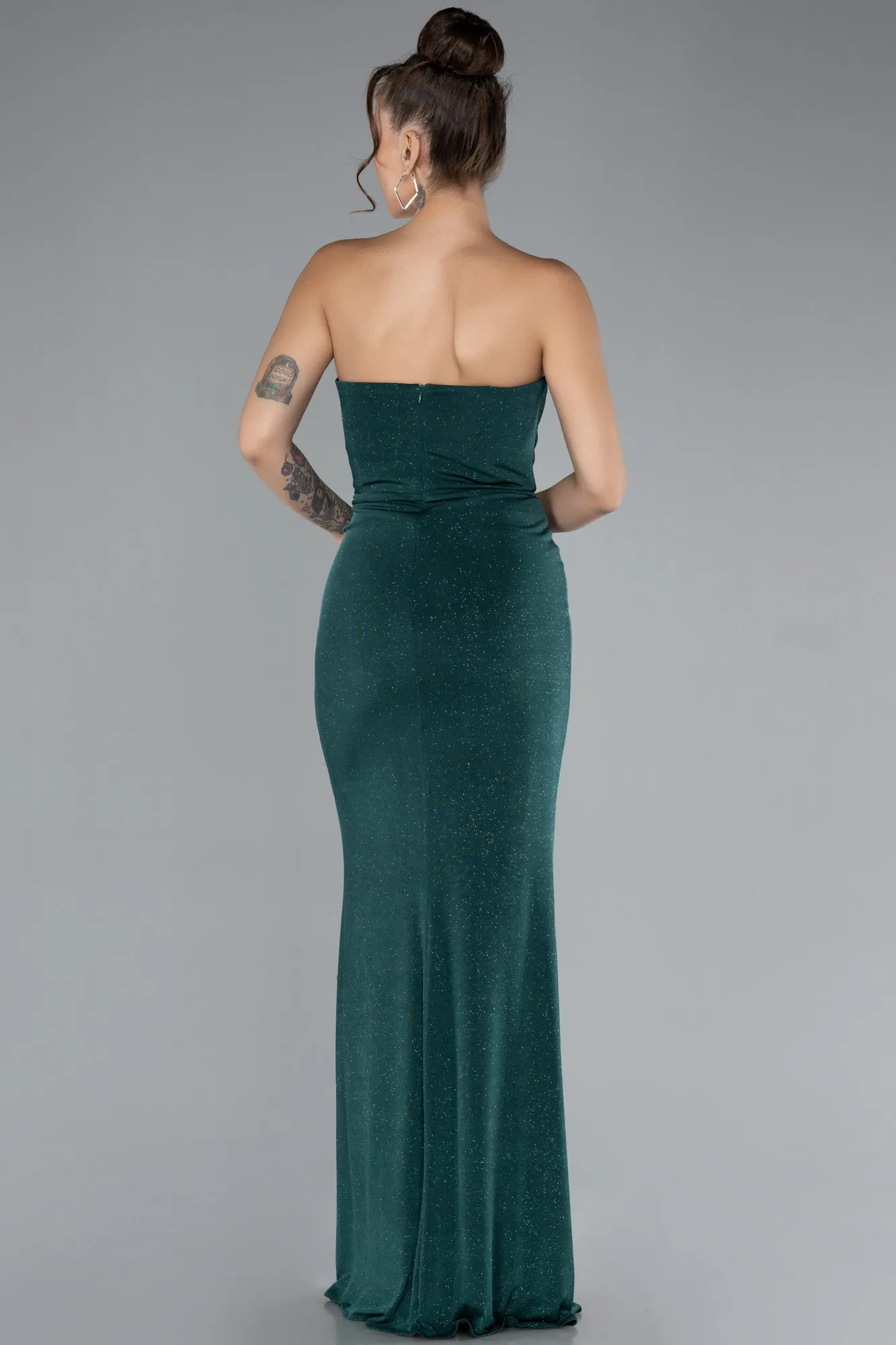 Emerald Green-Long Evening Dress ABU4225