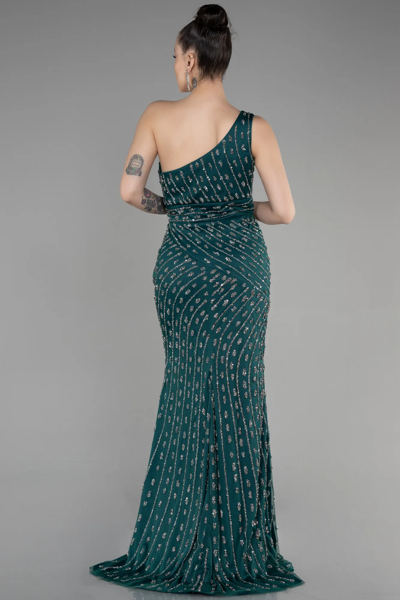 Emerald Green-Long Haute Couture ABU3503