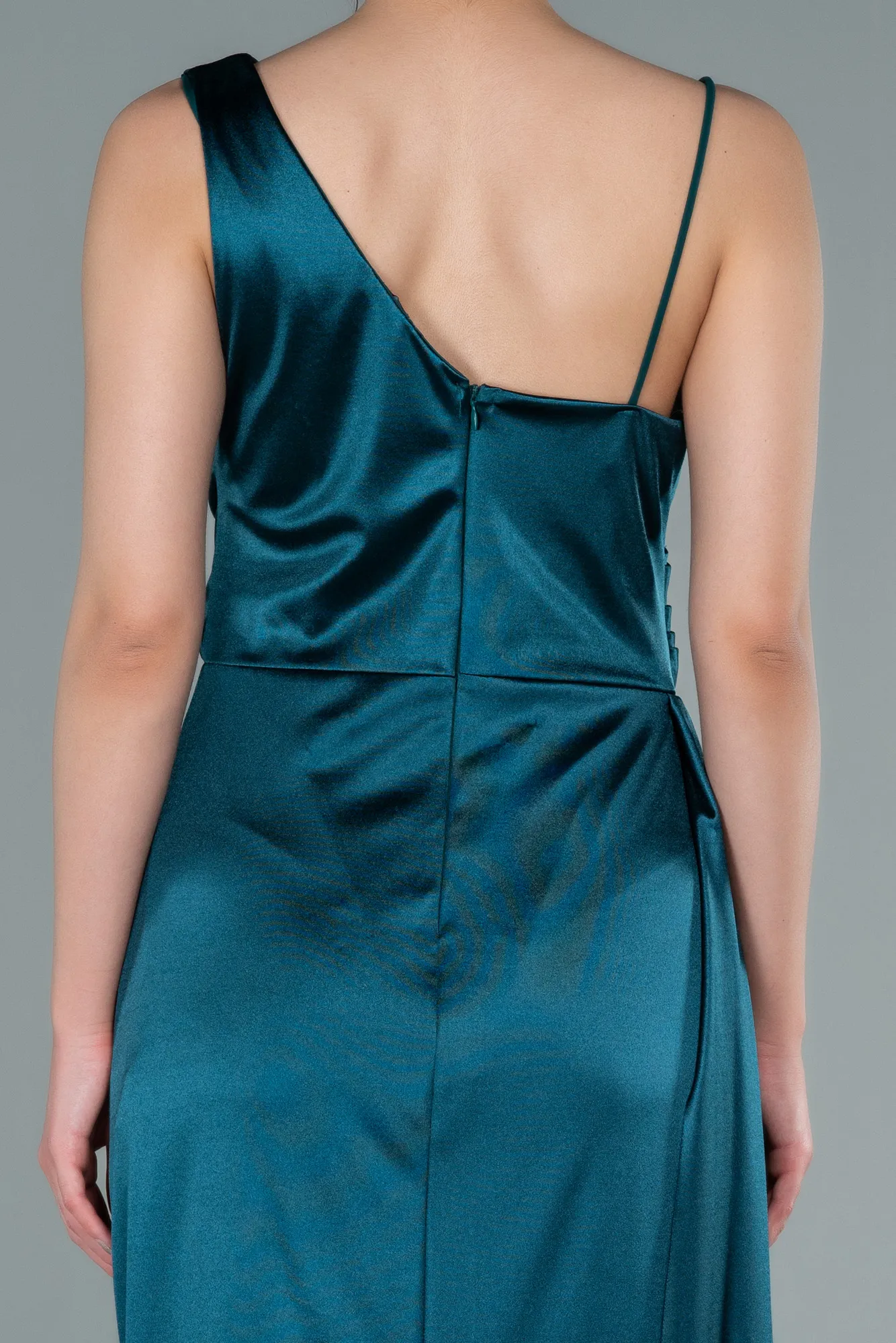 Emerald Green-Long Plus Size Evening Dress ABU2932
