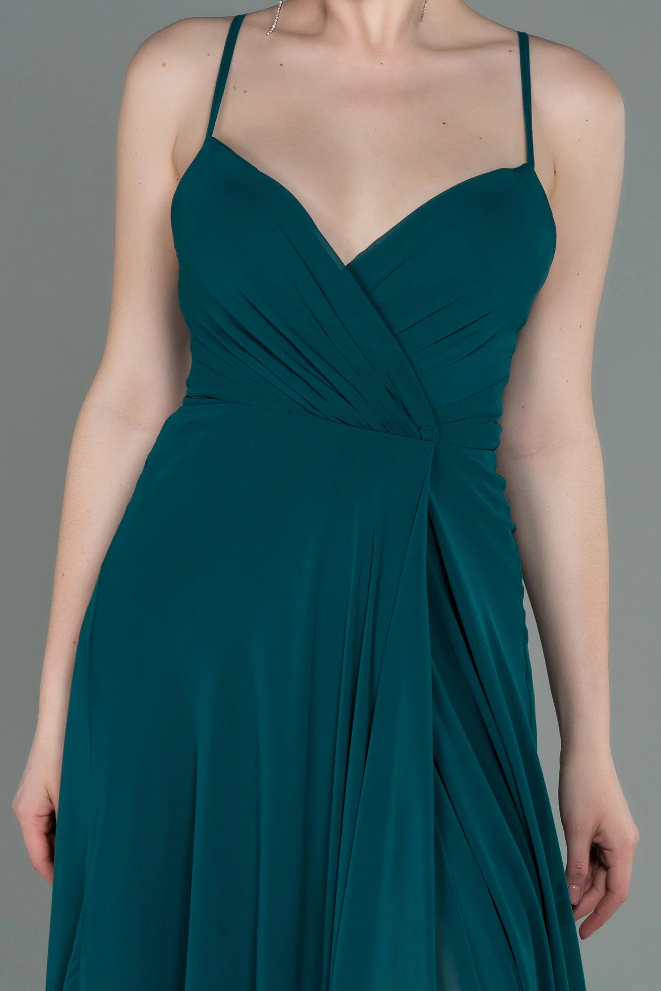Emerald Green-Long Prom Gown ABU1305
