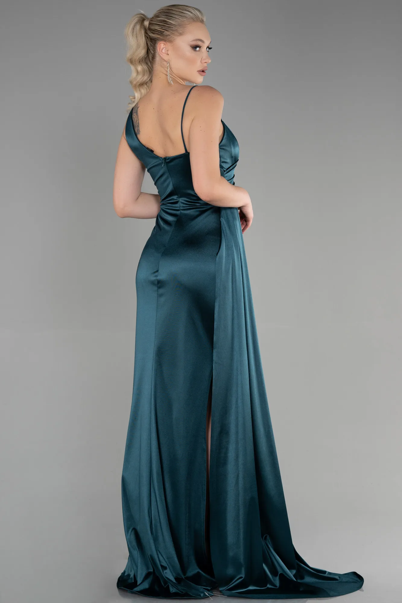 Emerald Green-Long Prom Gown ABU2373