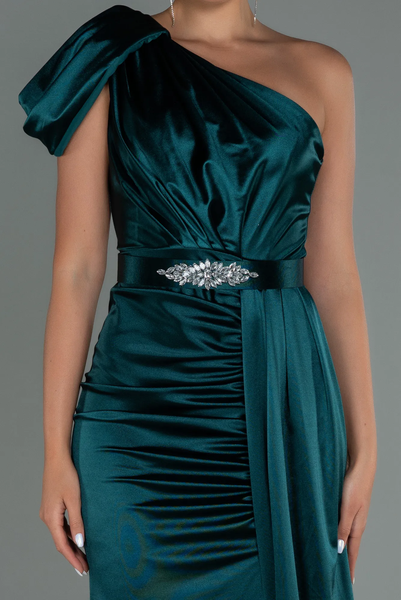 Emerald Green-Long Prom Gown ABU3099
