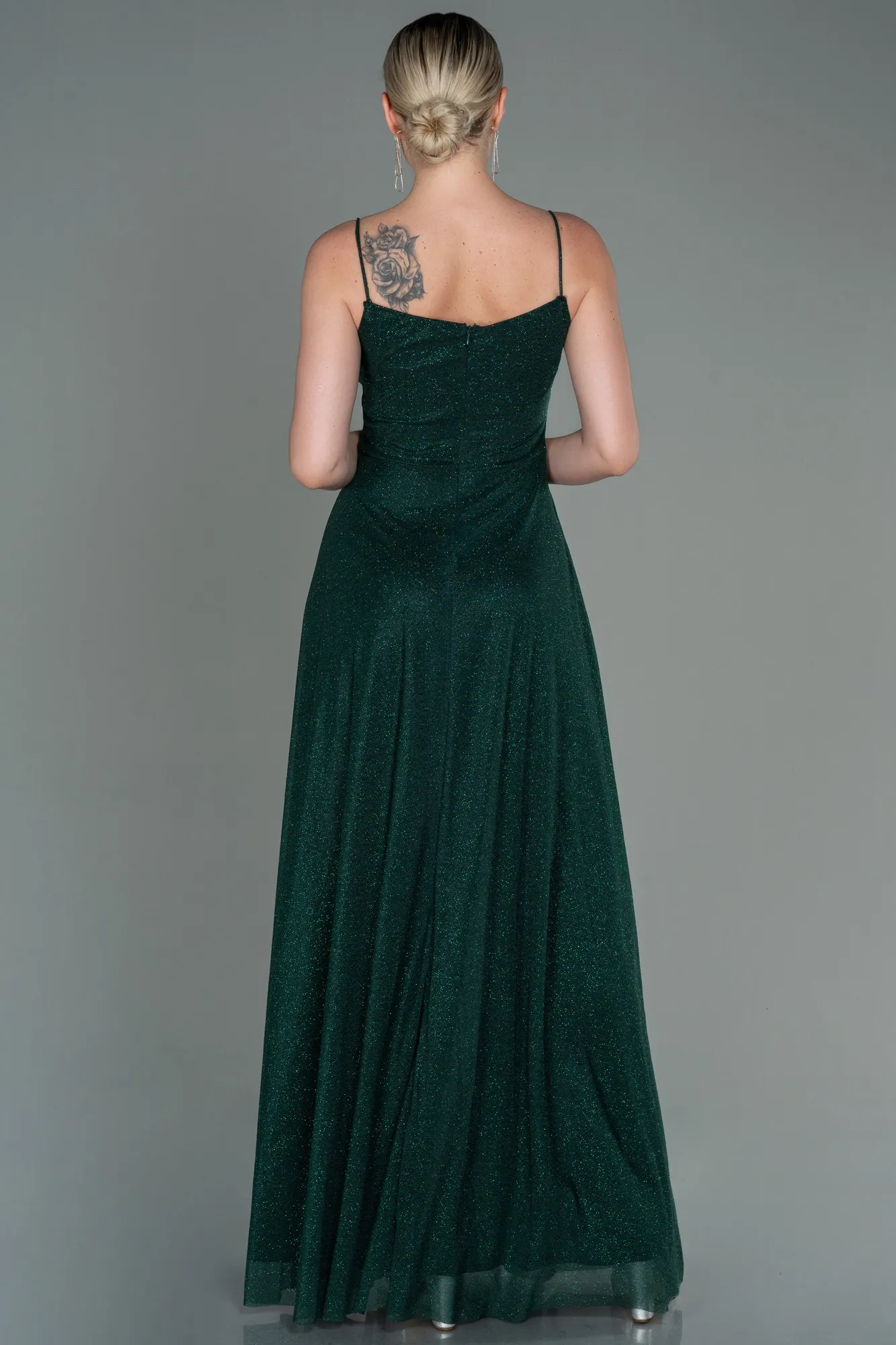 Emerald Green-Long Prom Gown ABU3195