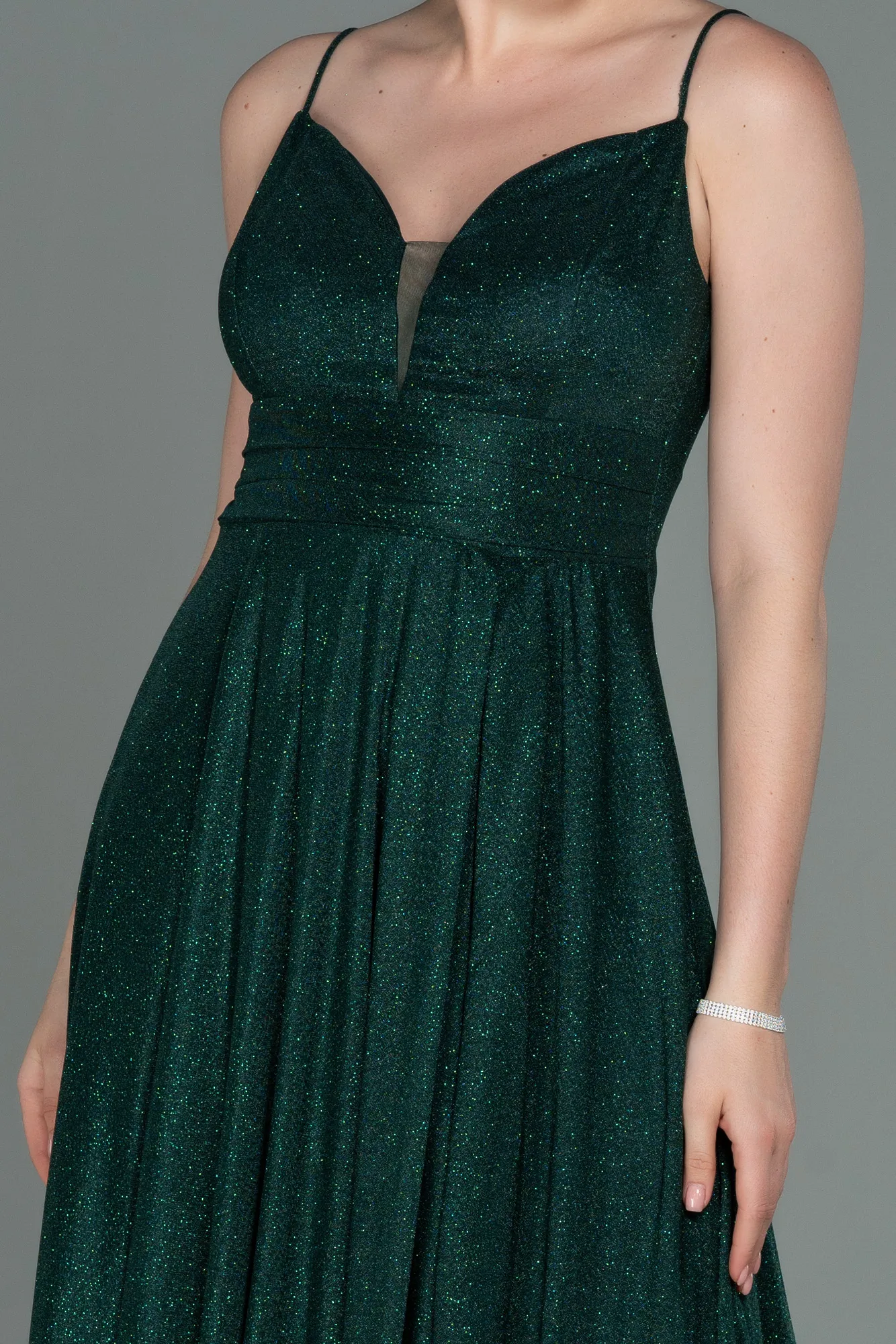 Emerald Green-Long Prom Gown ABU3195