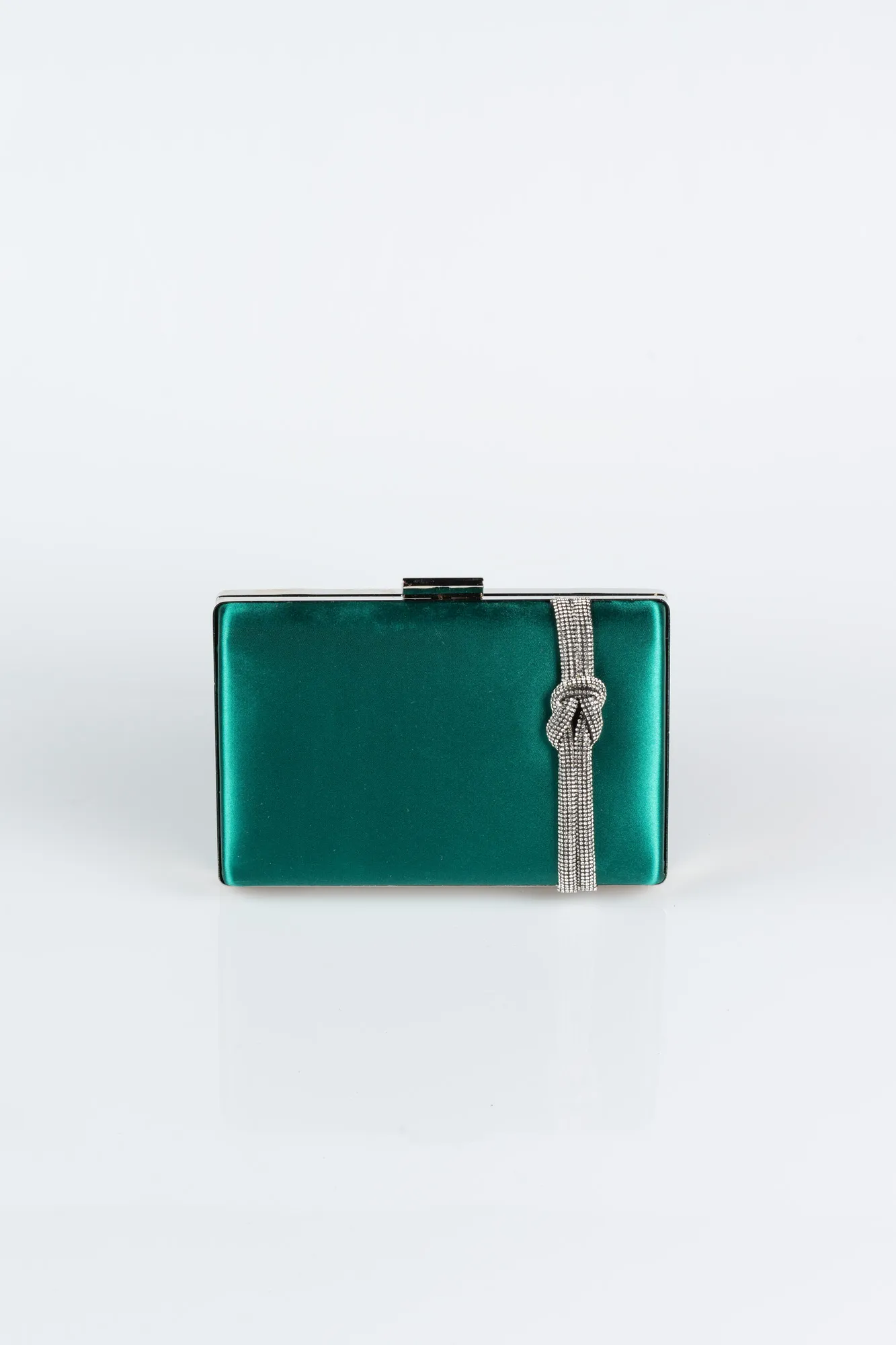 Emerald Green-Satin Box Bag VT9275