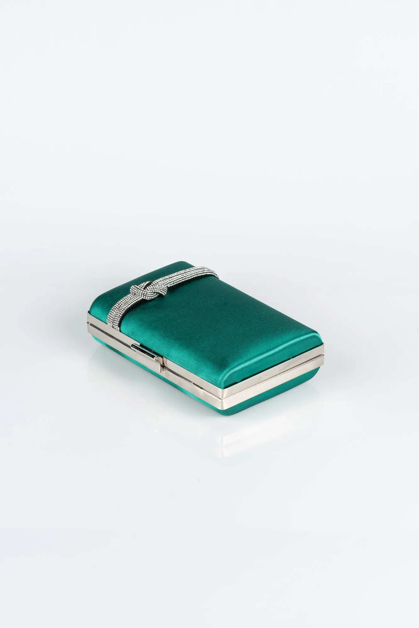 Emerald Green-Satin Box Bag VT9275