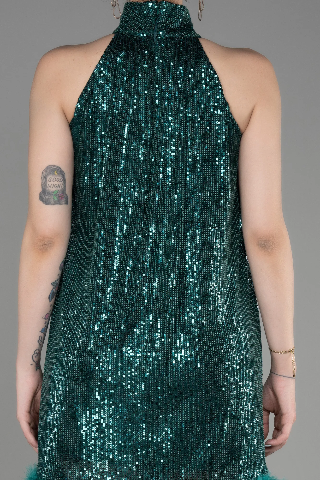 Emerald Green-Short Party Dress ABK2049