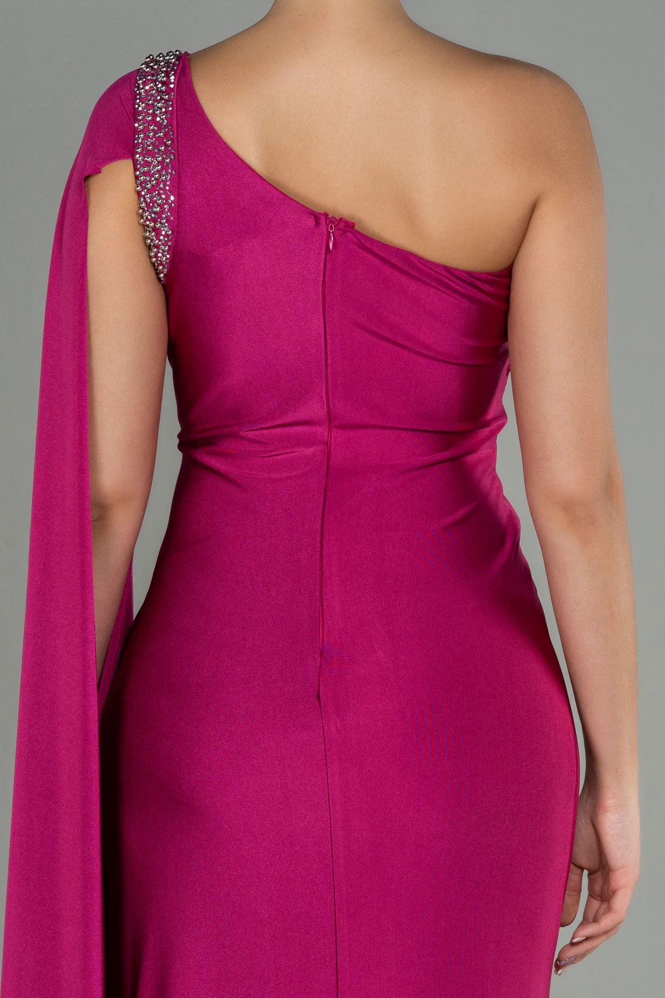 Fuchsia-Long Evening Dress ABU2663