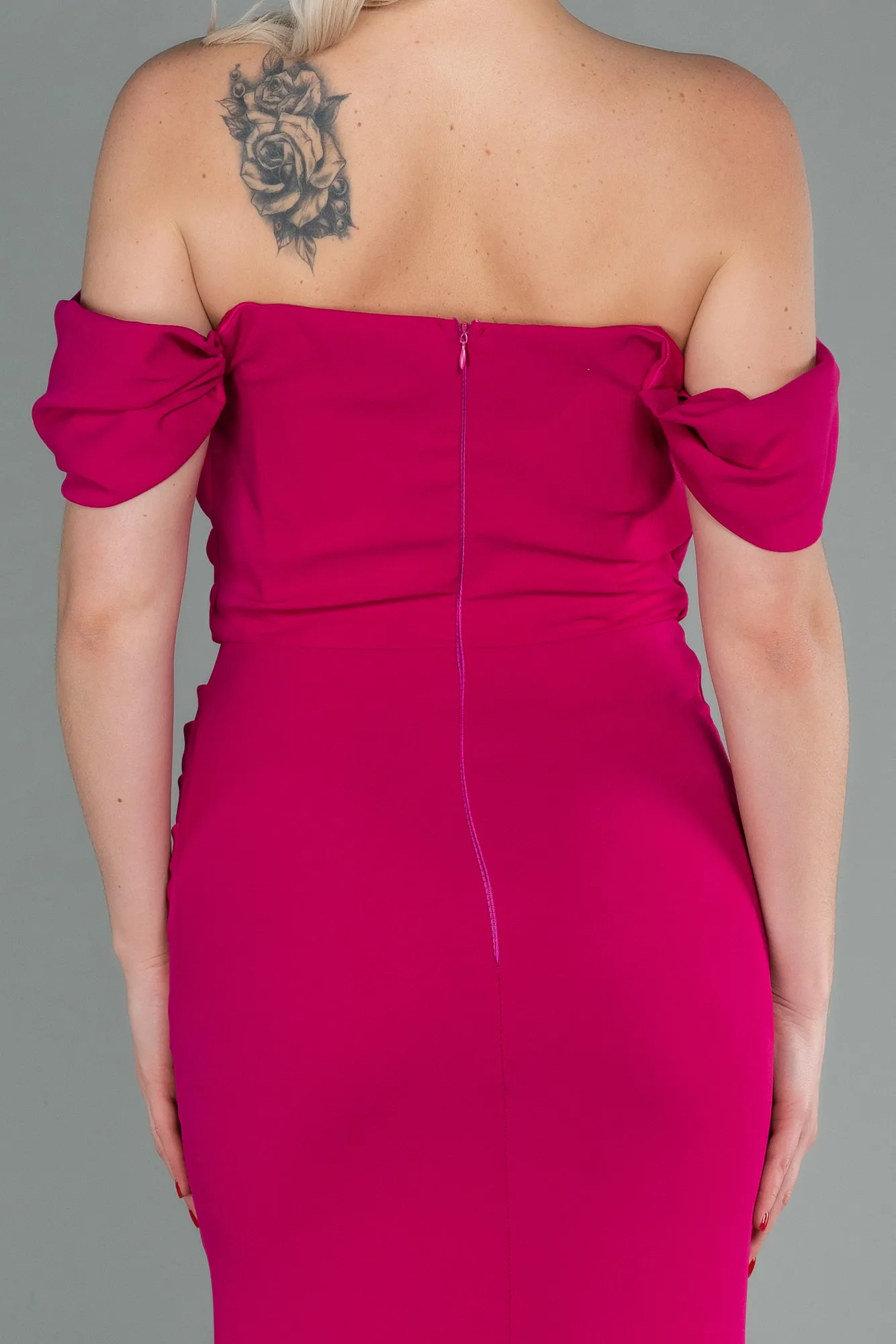 Fuchsia-Long Prom Gown ABU2783