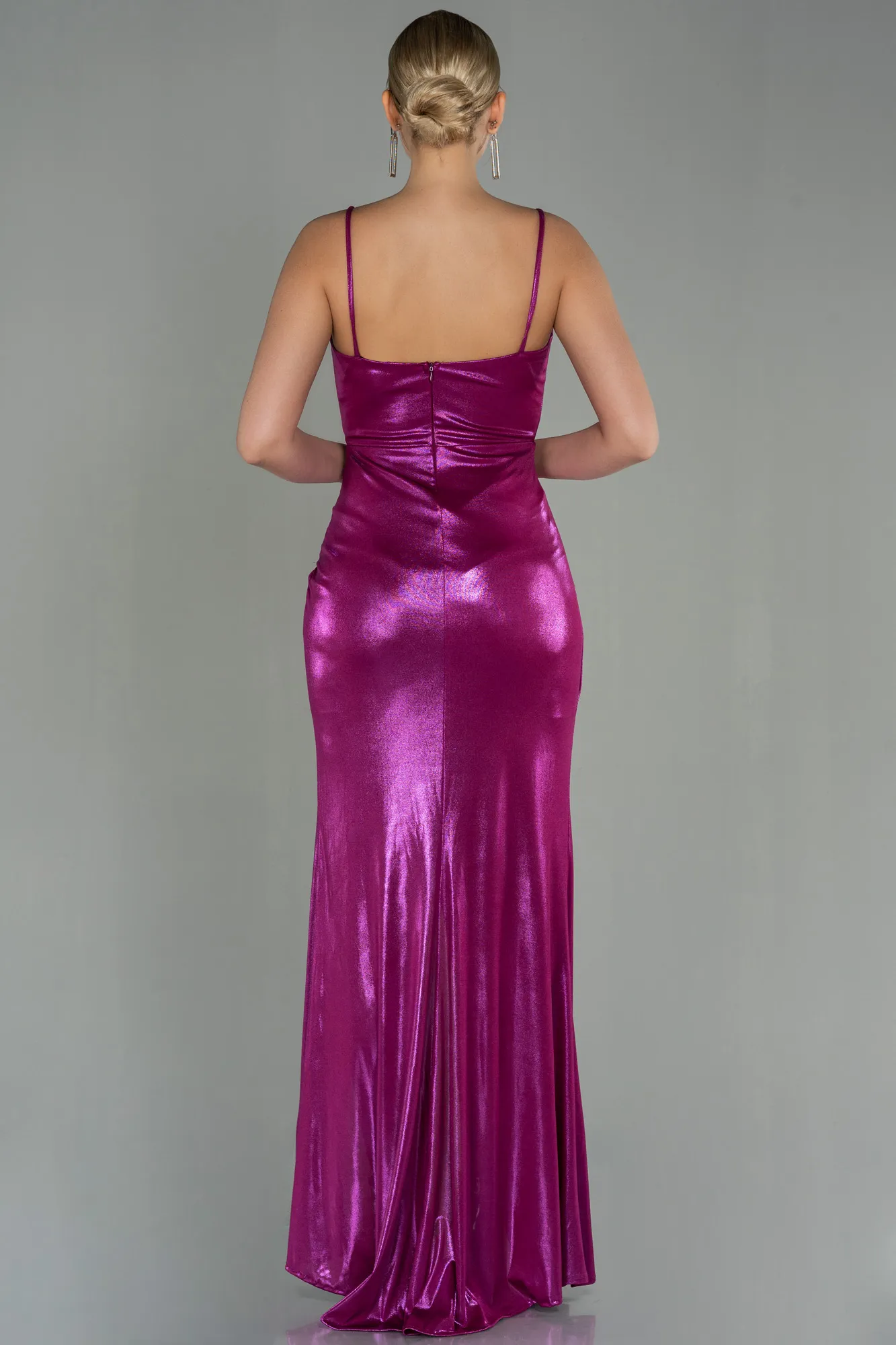 Fuchsia-Long Prom Gown ABU3057