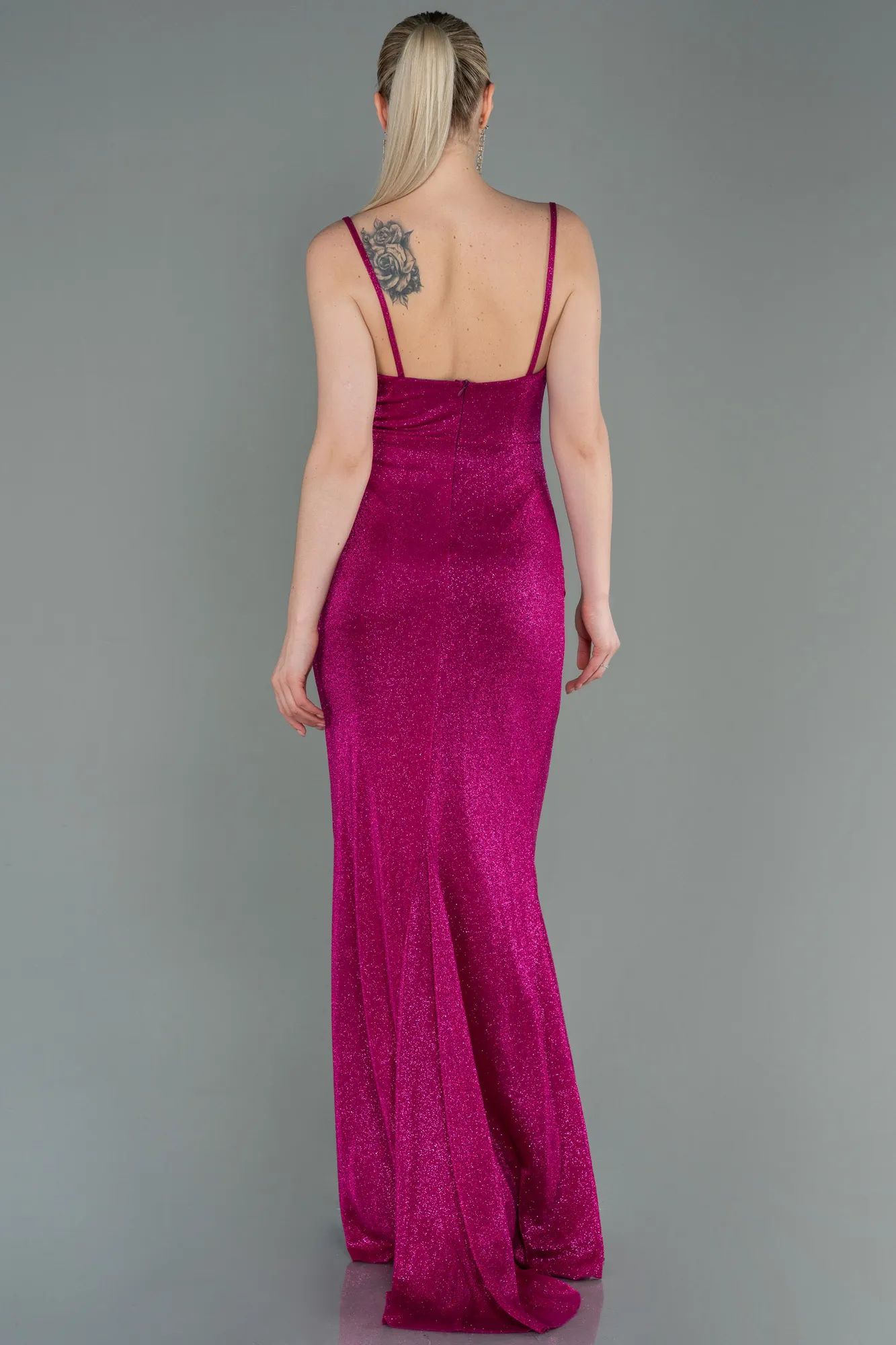 Fuchsia-Long Prom Gown ABU3182