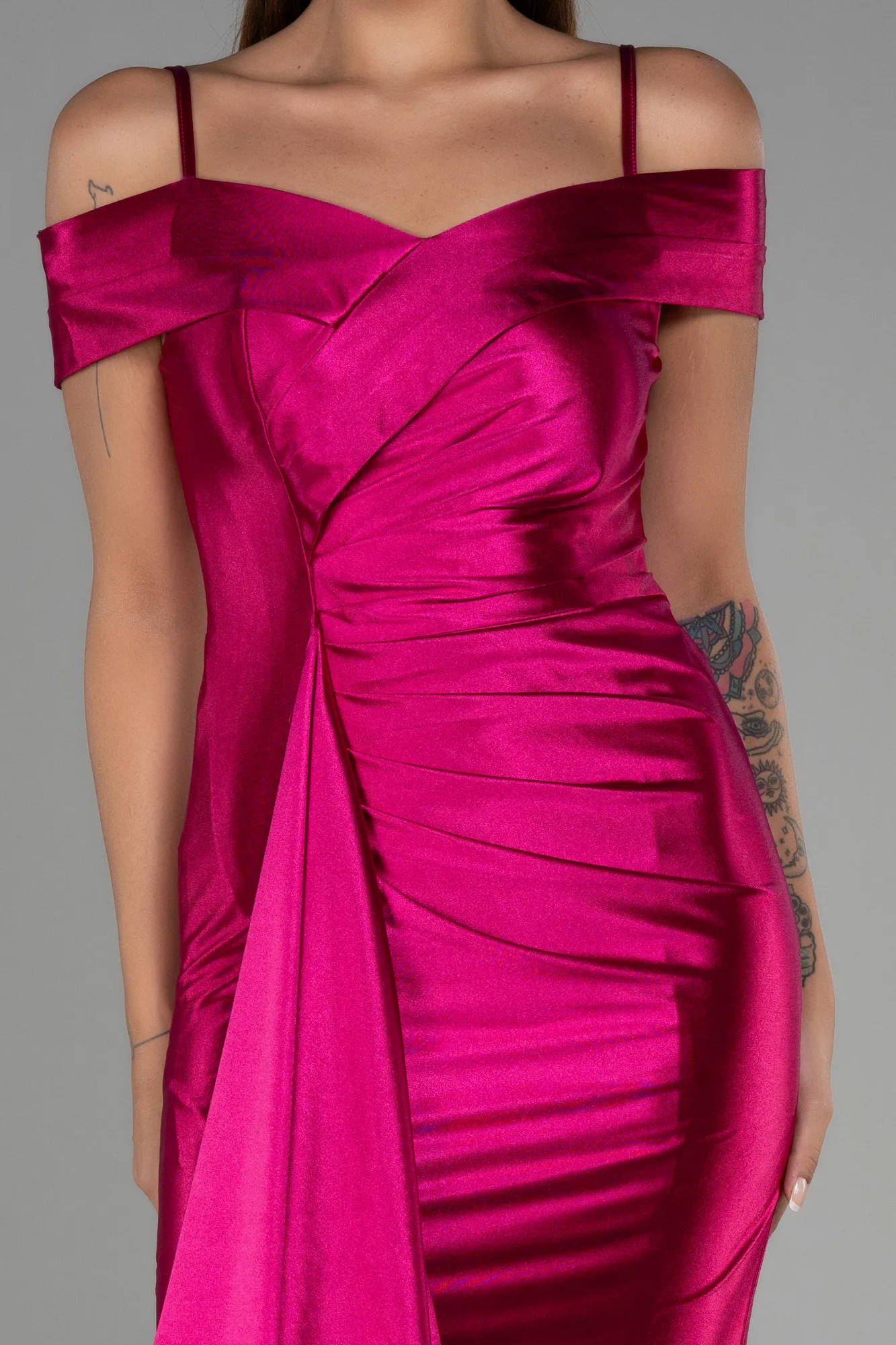 Fuchsia-Long Prom Gown ABU3240