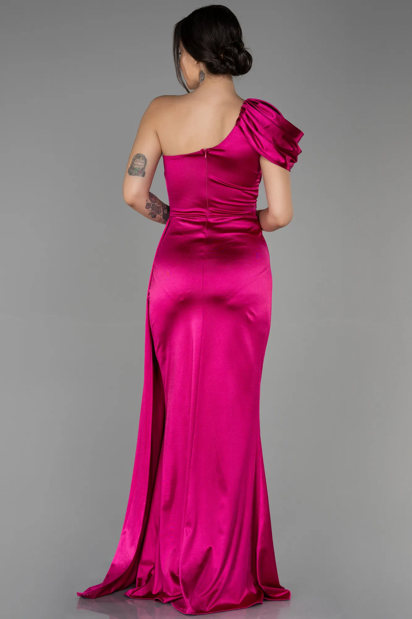 Fuchsia-Long Prom Gown ABU3325