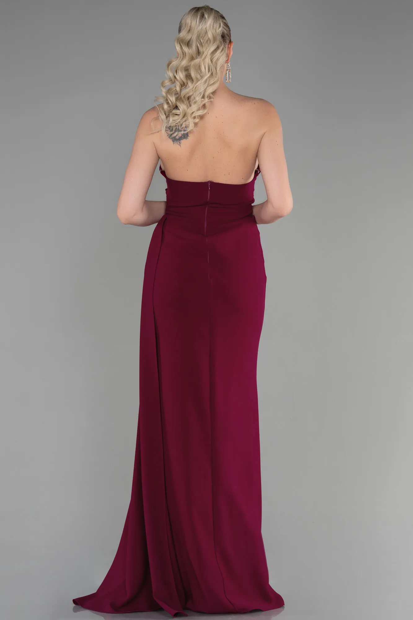 Fuchsia-Long Prom Gown ABU3344