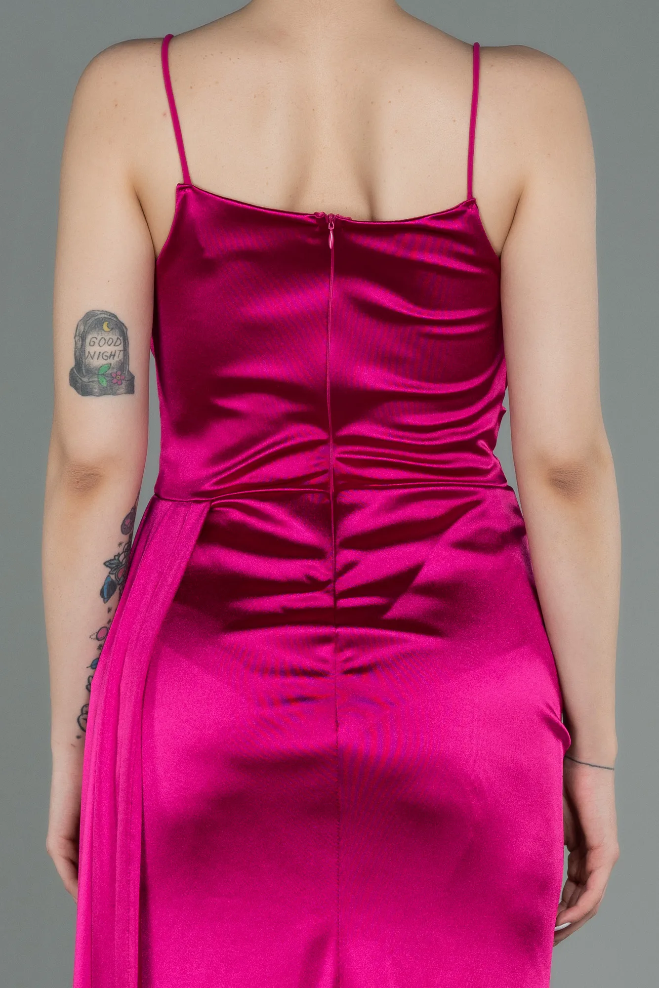 Fuchsia-Midi Invitation Dress ABK1757