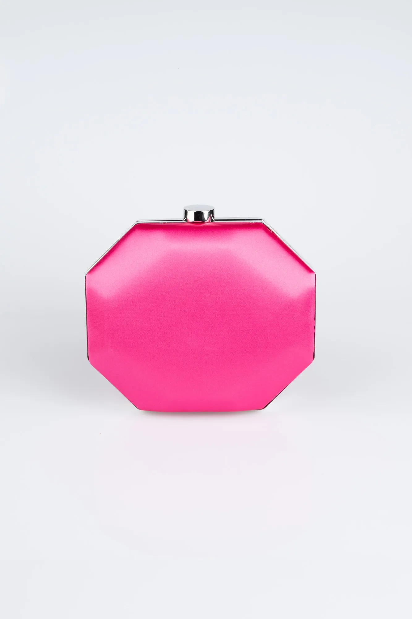 Fuchsia-Satin Box Bag V748