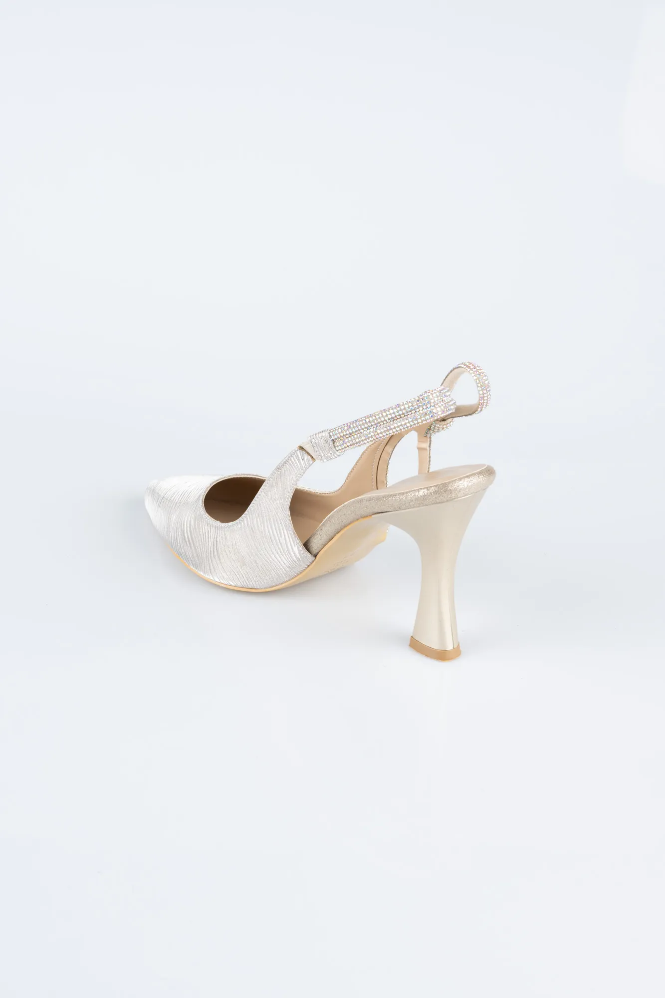 Gold-Laser Cut Stiletto MJ4102