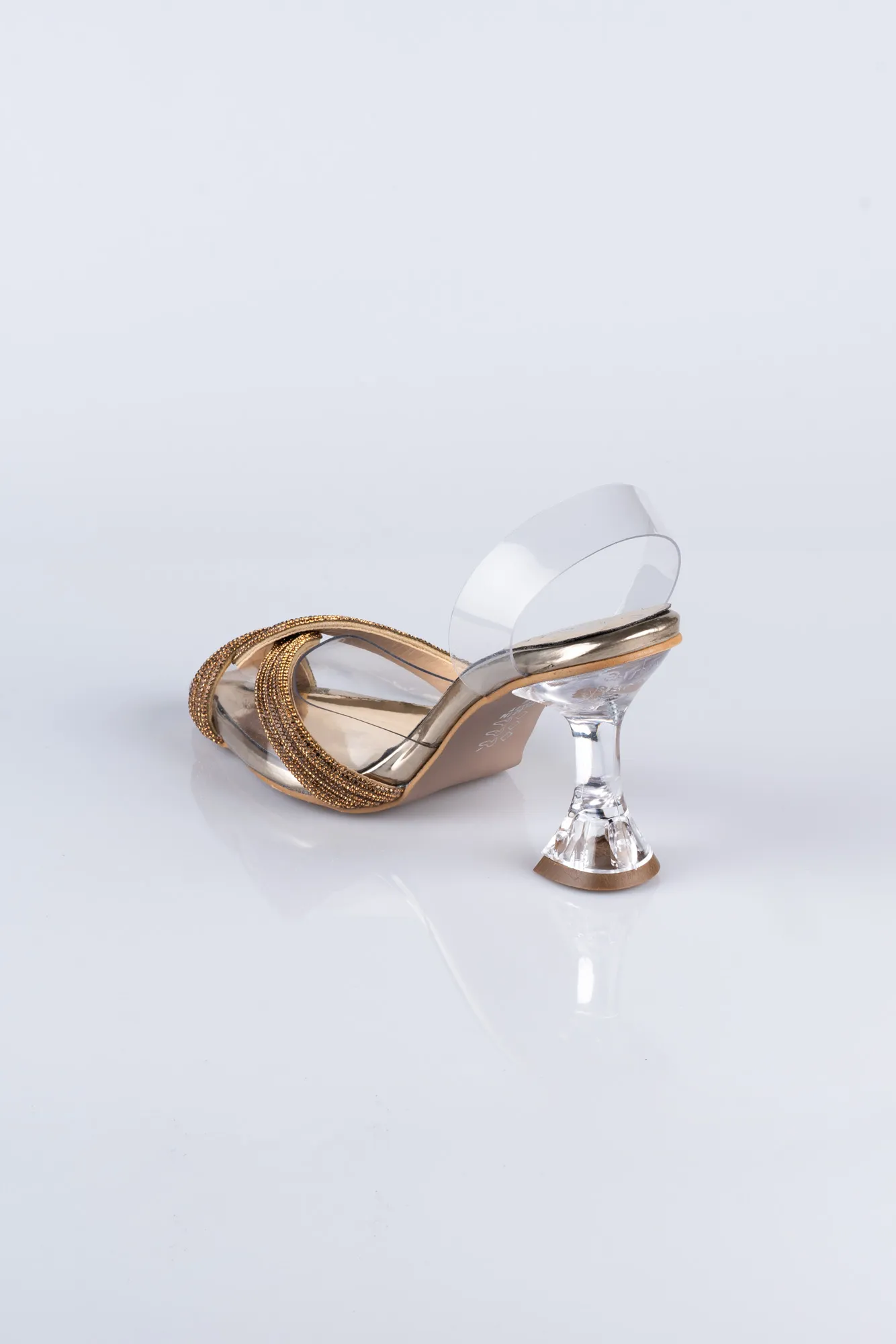 Gold-Mirror Evening Shoe AB1082