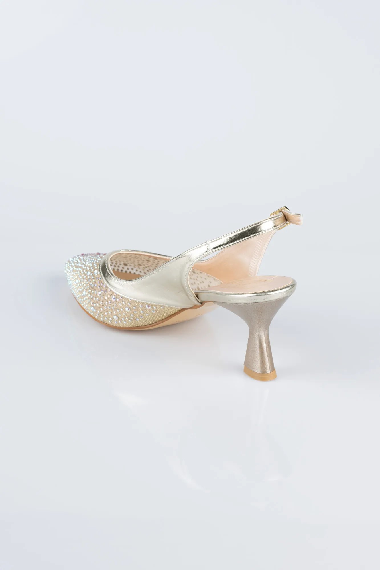 Gold-Stony Evening Shoe MJ5311