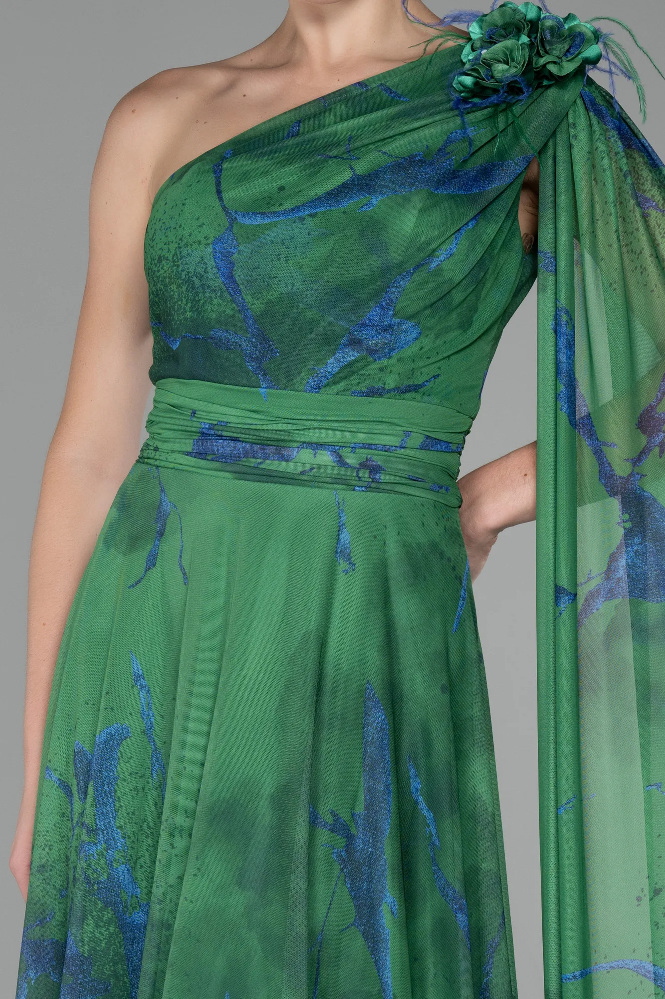 Green-Long Prom Gown ABU3773