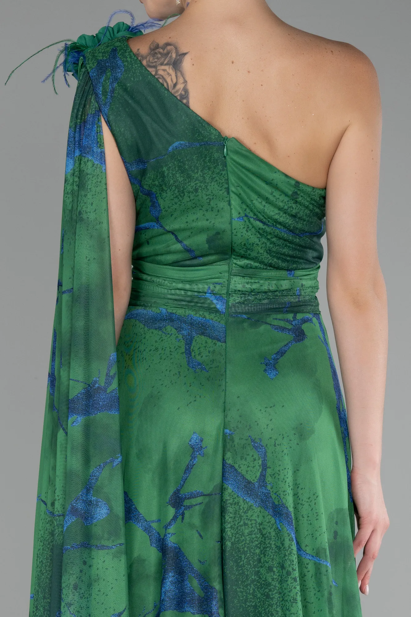 Green-Long Prom Gown ABU3773