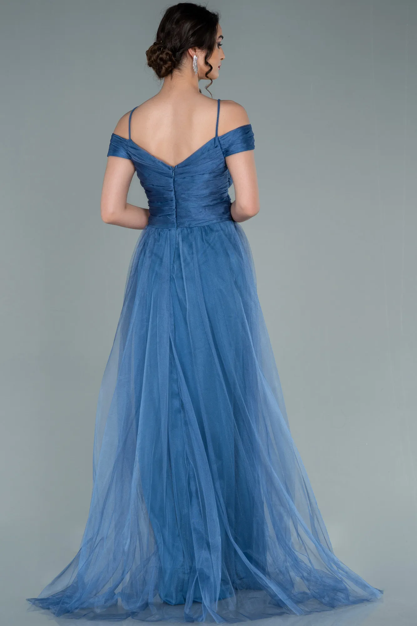 Indigo-Long Evening Dress ABU2336