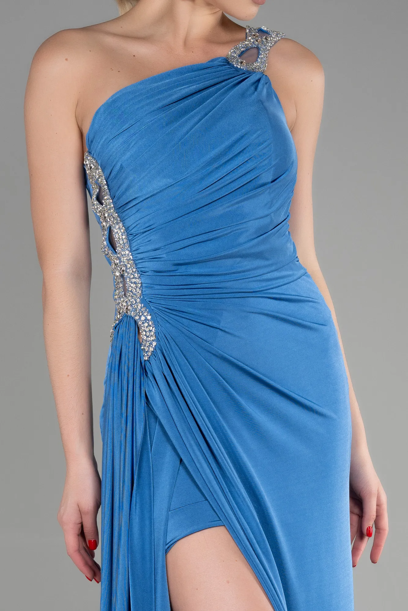 Indigo-Long Evening Dress ABU2964