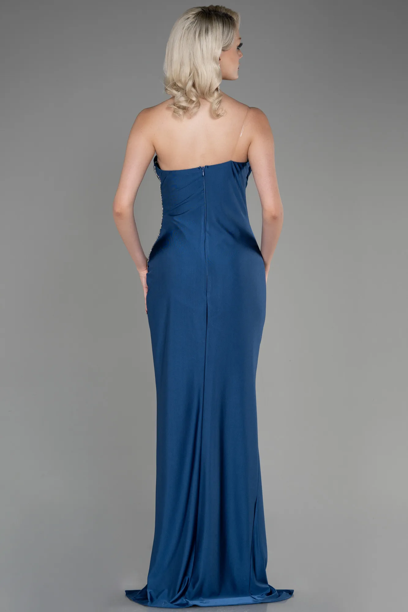 Indigo-Long Evening Dress ABU3764