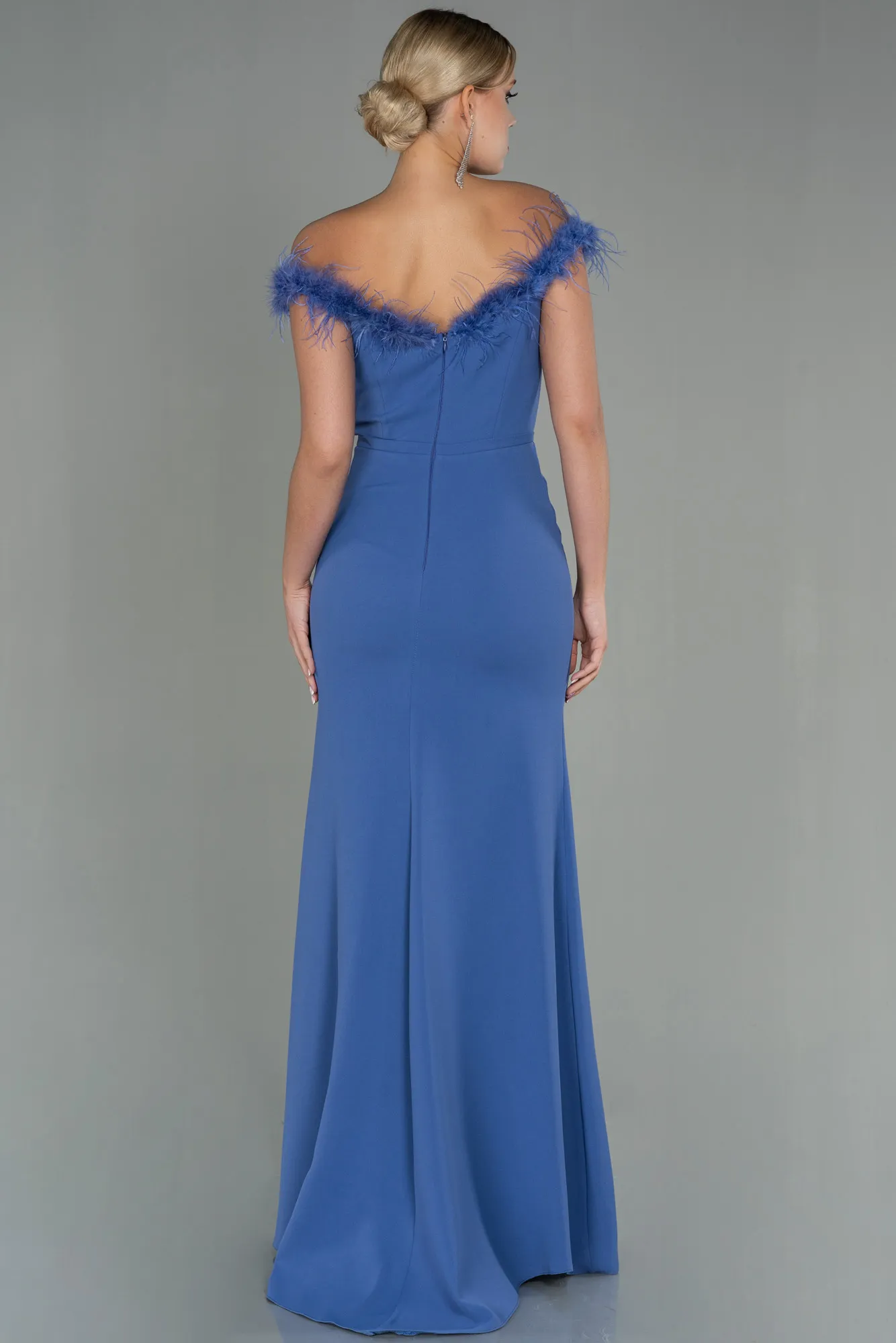 Indigo-Long Prom Gown ABU3147