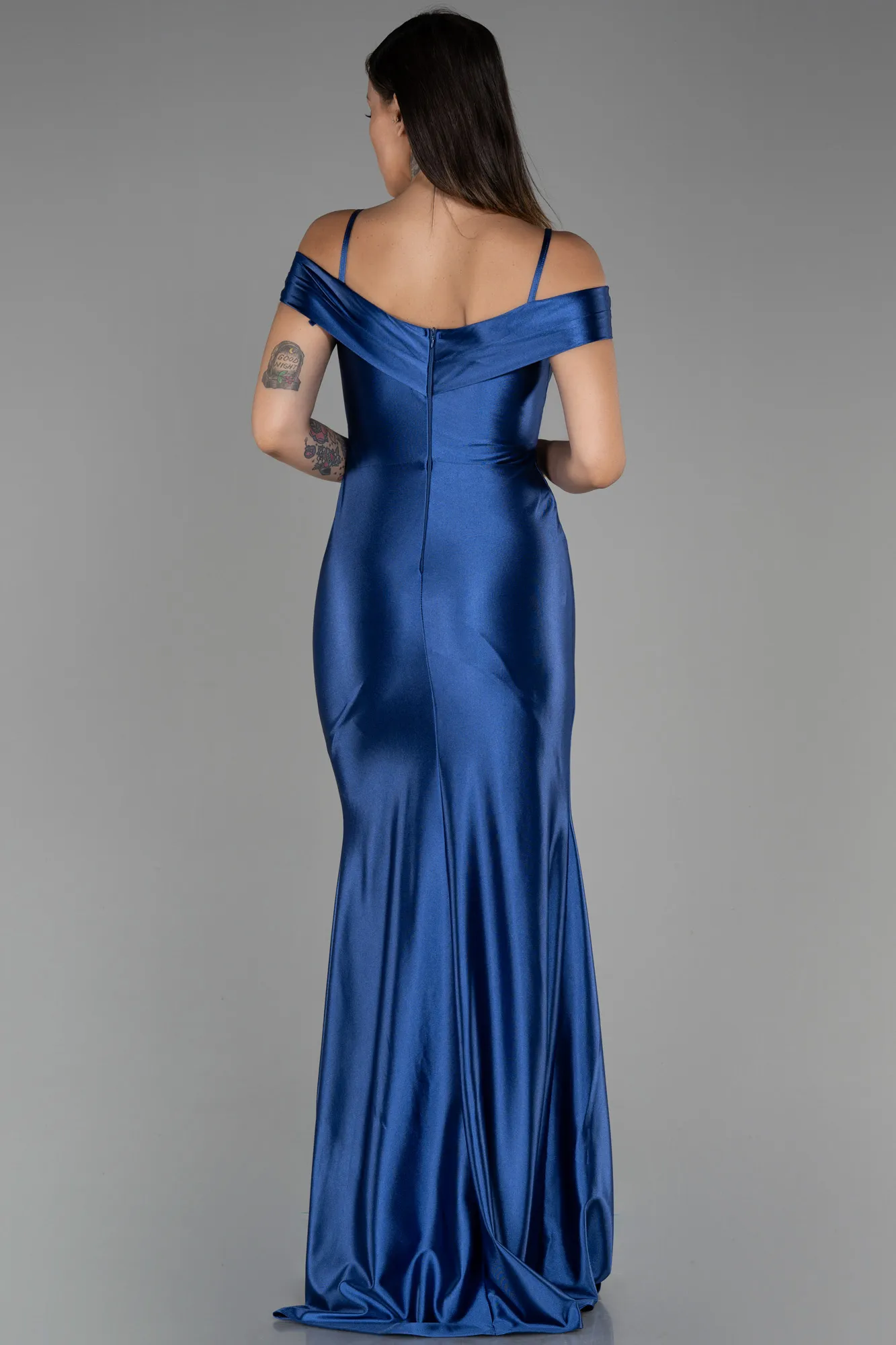 Indigo-Long Prom Gown ABU3240