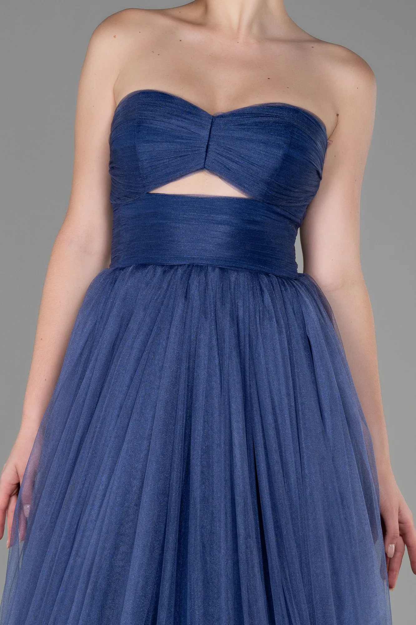 Indigo-Long Prom Gown ABU3306