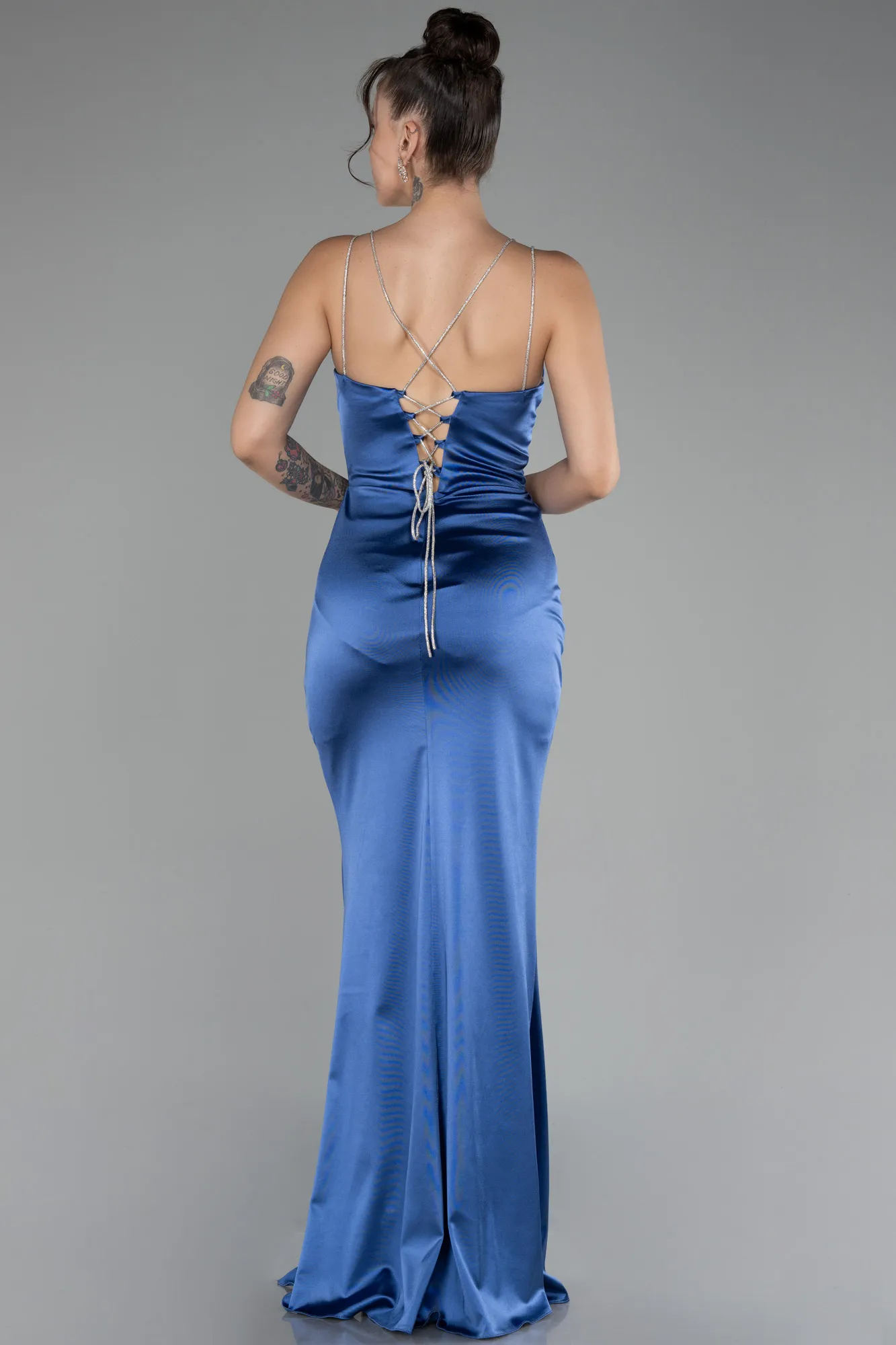 Indigo-Long Prom Gown ABU4283