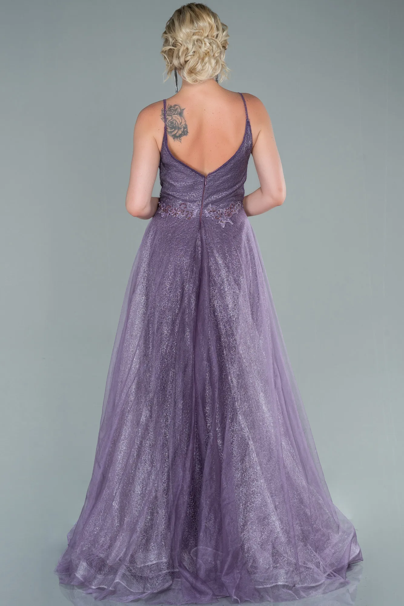 Lavender-Long Engagement Dress ABU1442