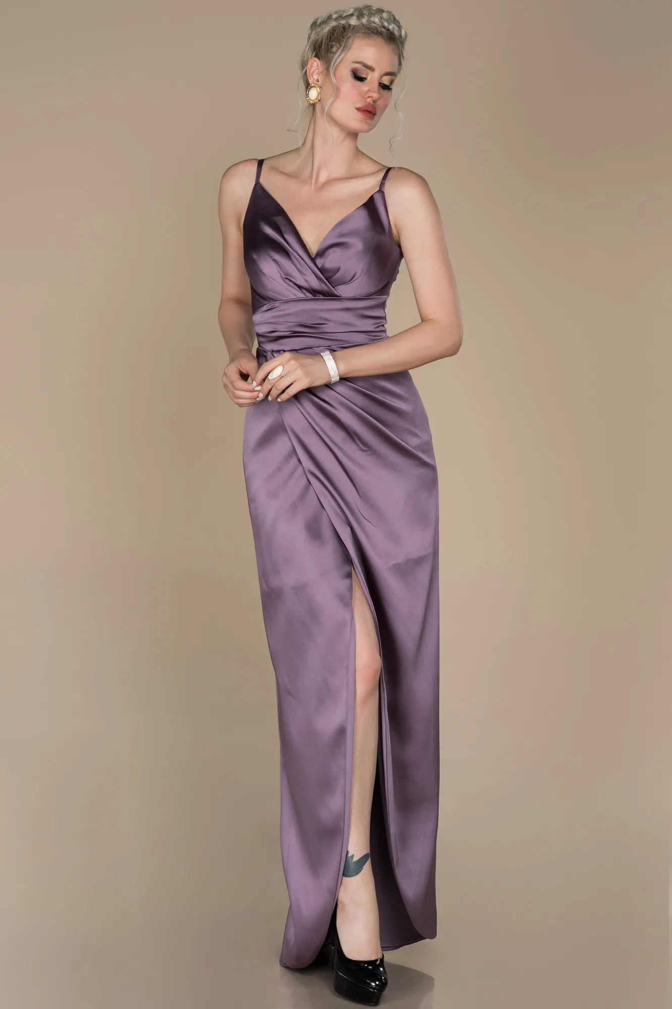 Lavender-Long Engagement Dress ABU564