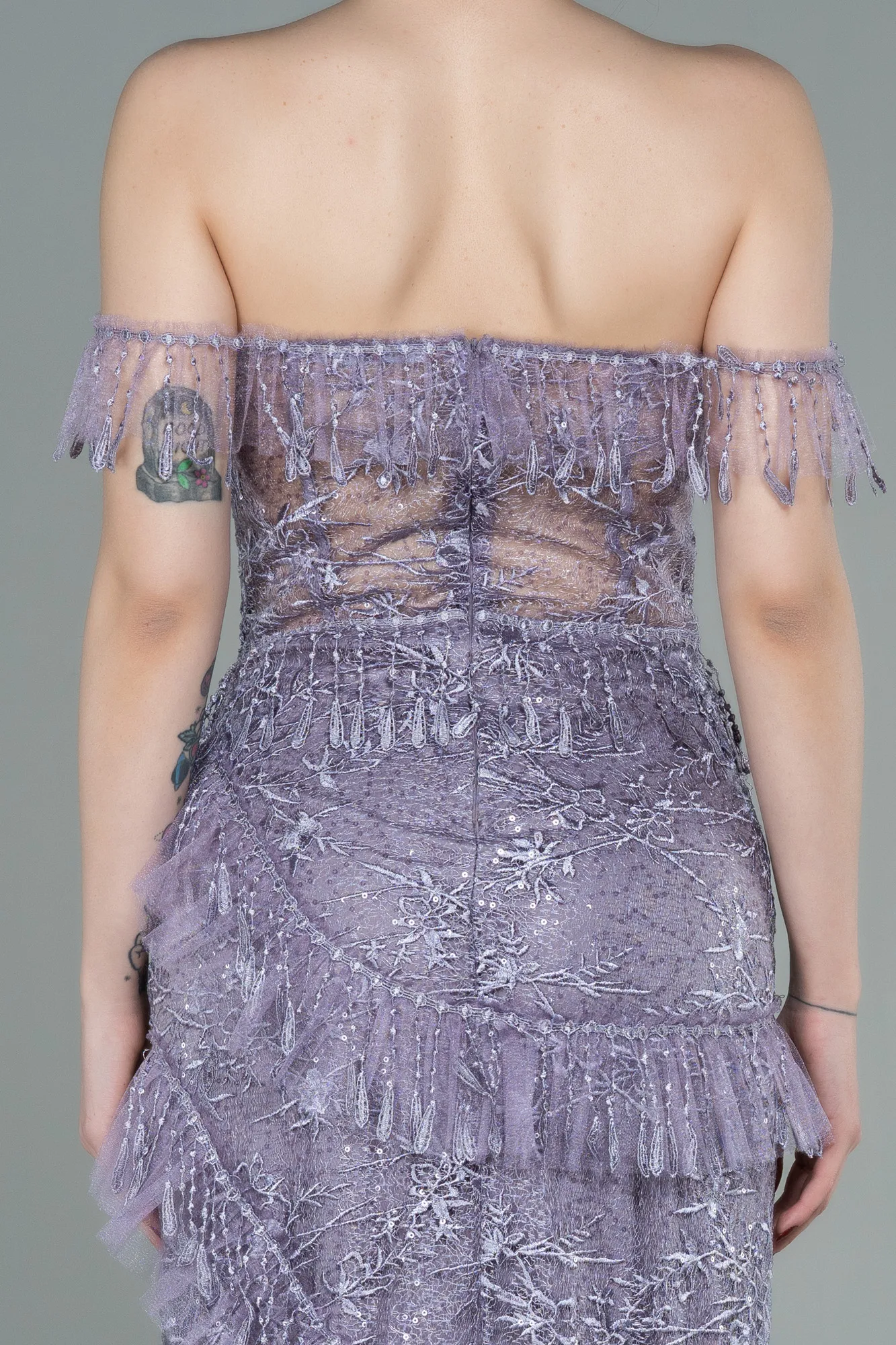 Lavender-Long Evening Dress ABU1596