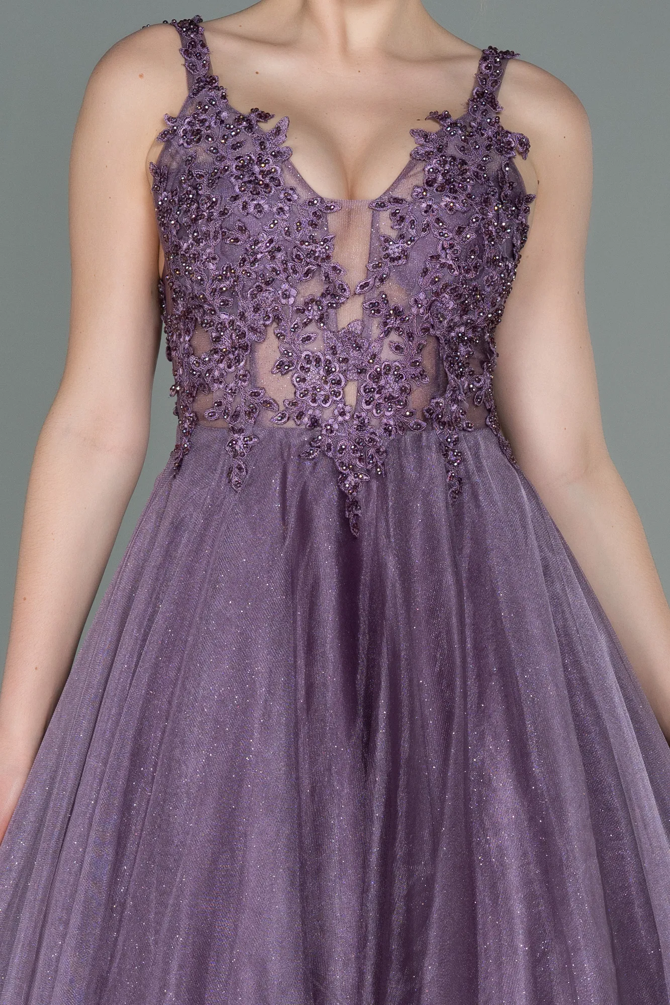 Lavender-Long Evening Dress ABU2278