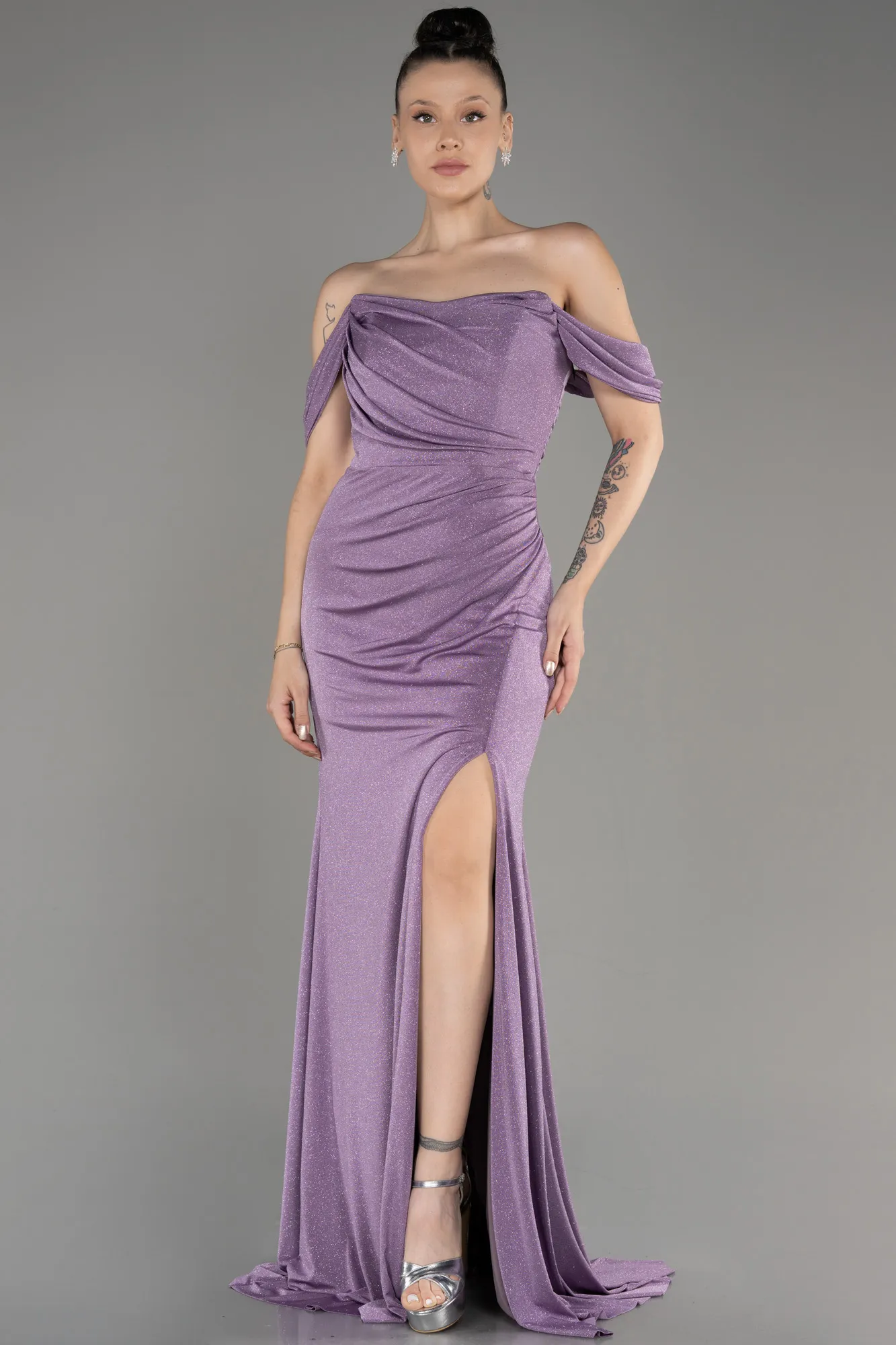 Lavender-Long Evening Dress ABU3633