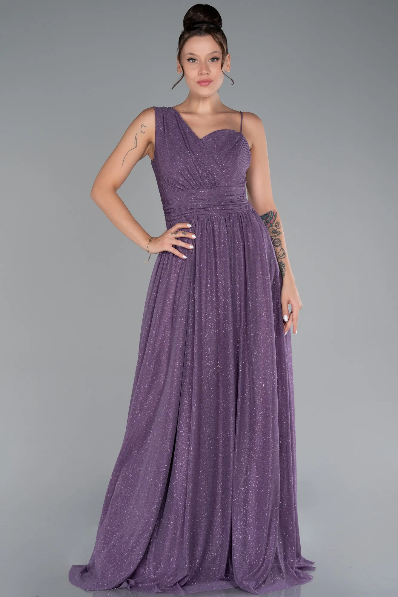 Lavender-Long Evening Dress ABU4190