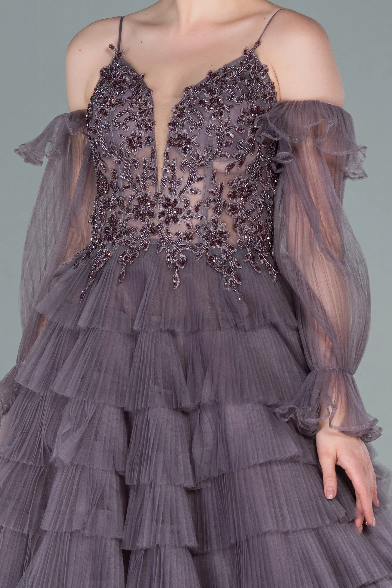 Lavender-Long Haute Couture ABU2328