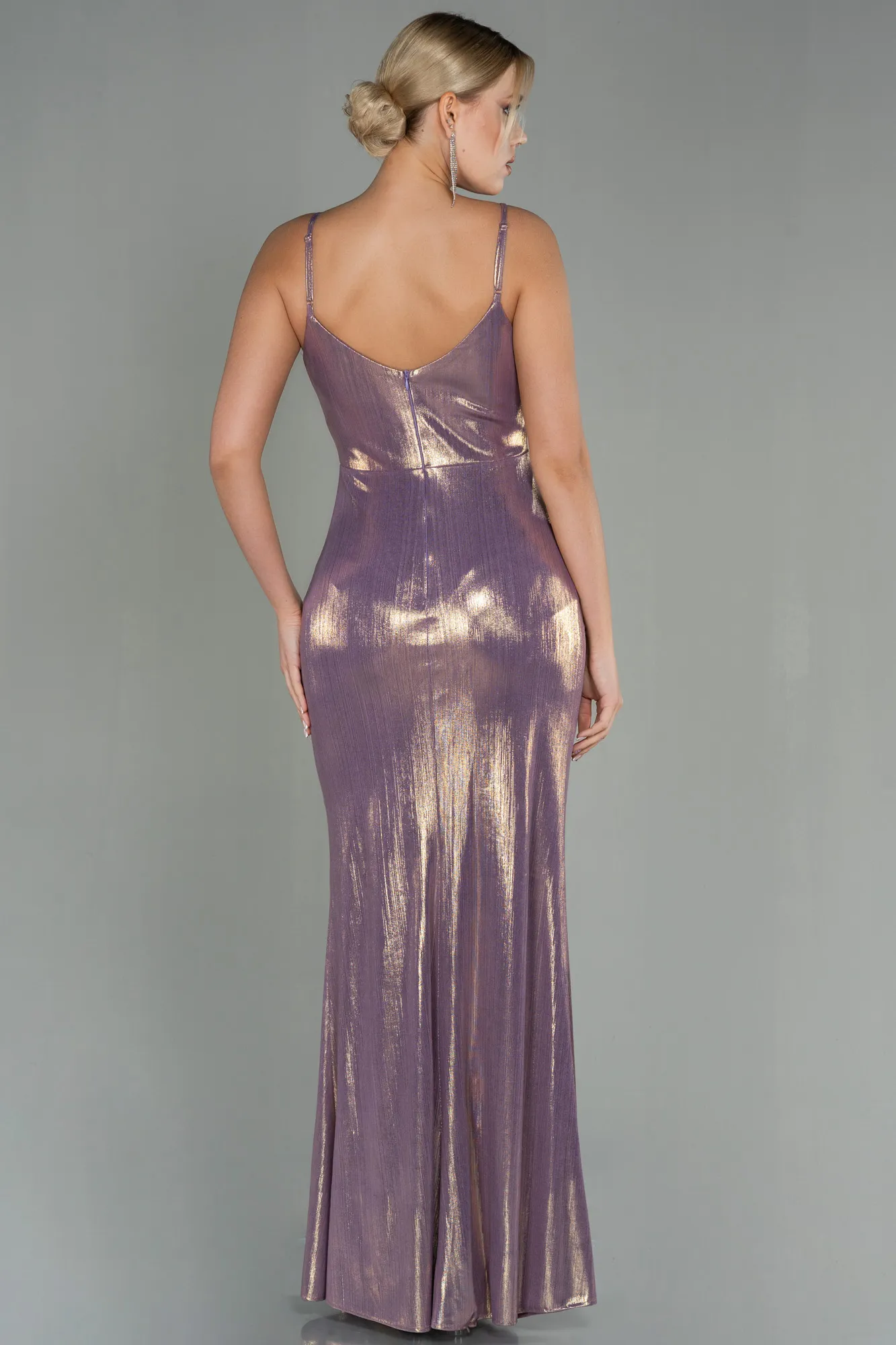 Lavender-Long Mermaid Prom Dress ABU3065