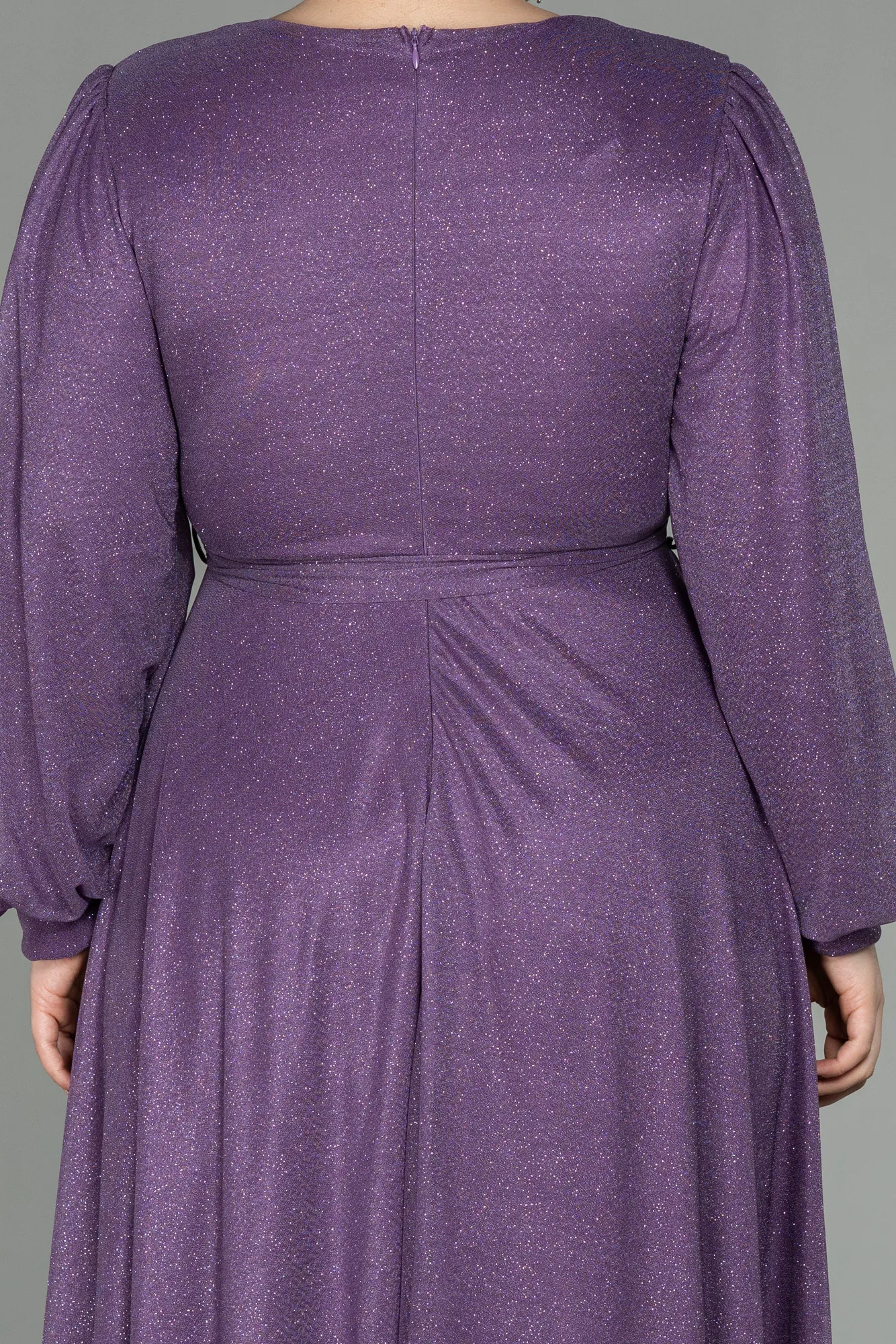 Lavender-Long Plus Size Evening Dress ABU2962