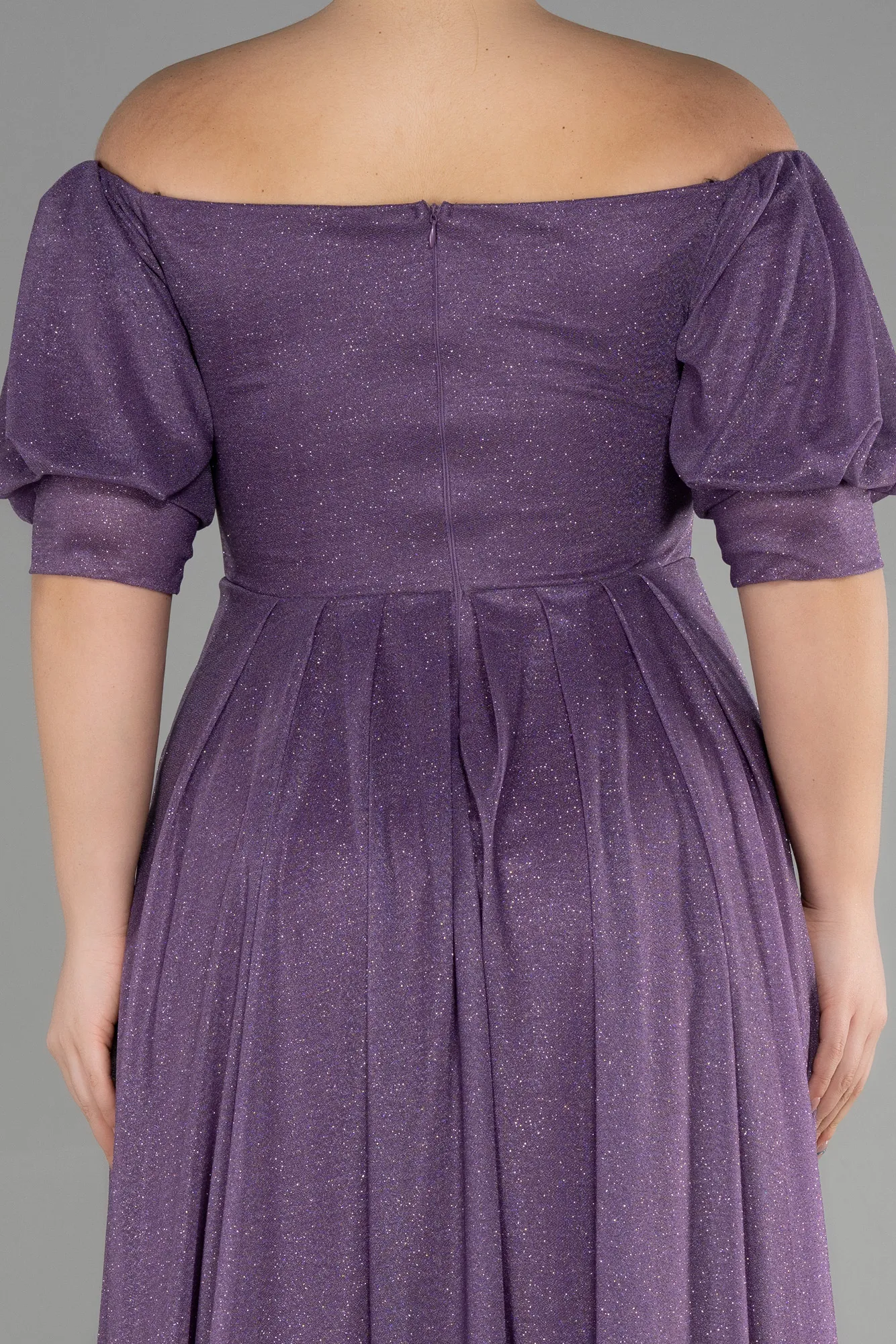 Lavender-Long Plus Size Evening Dress ABU3615