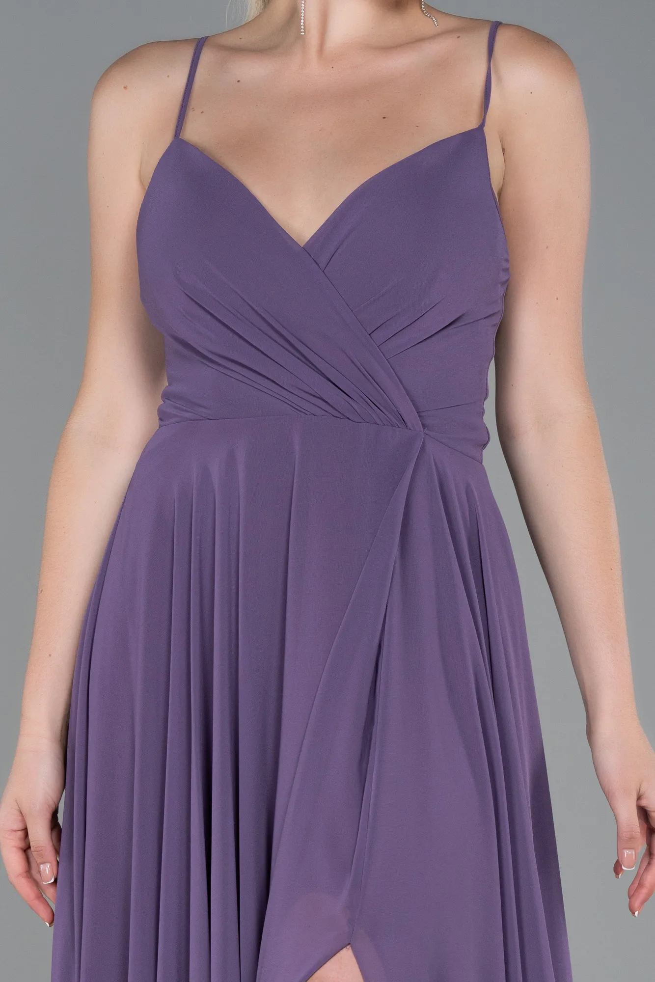 Lavender-Long Prom Gown ABU1305