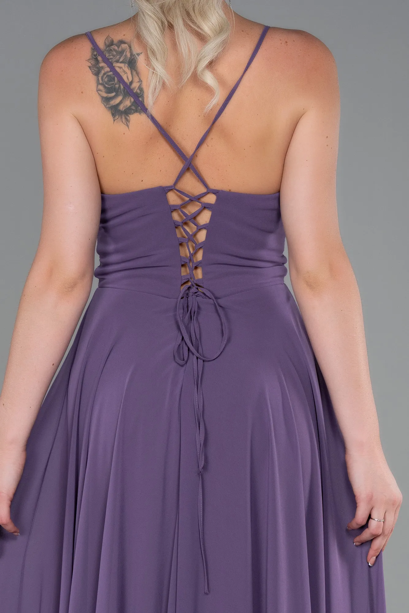 Lavender-Long Prom Gown ABU1305