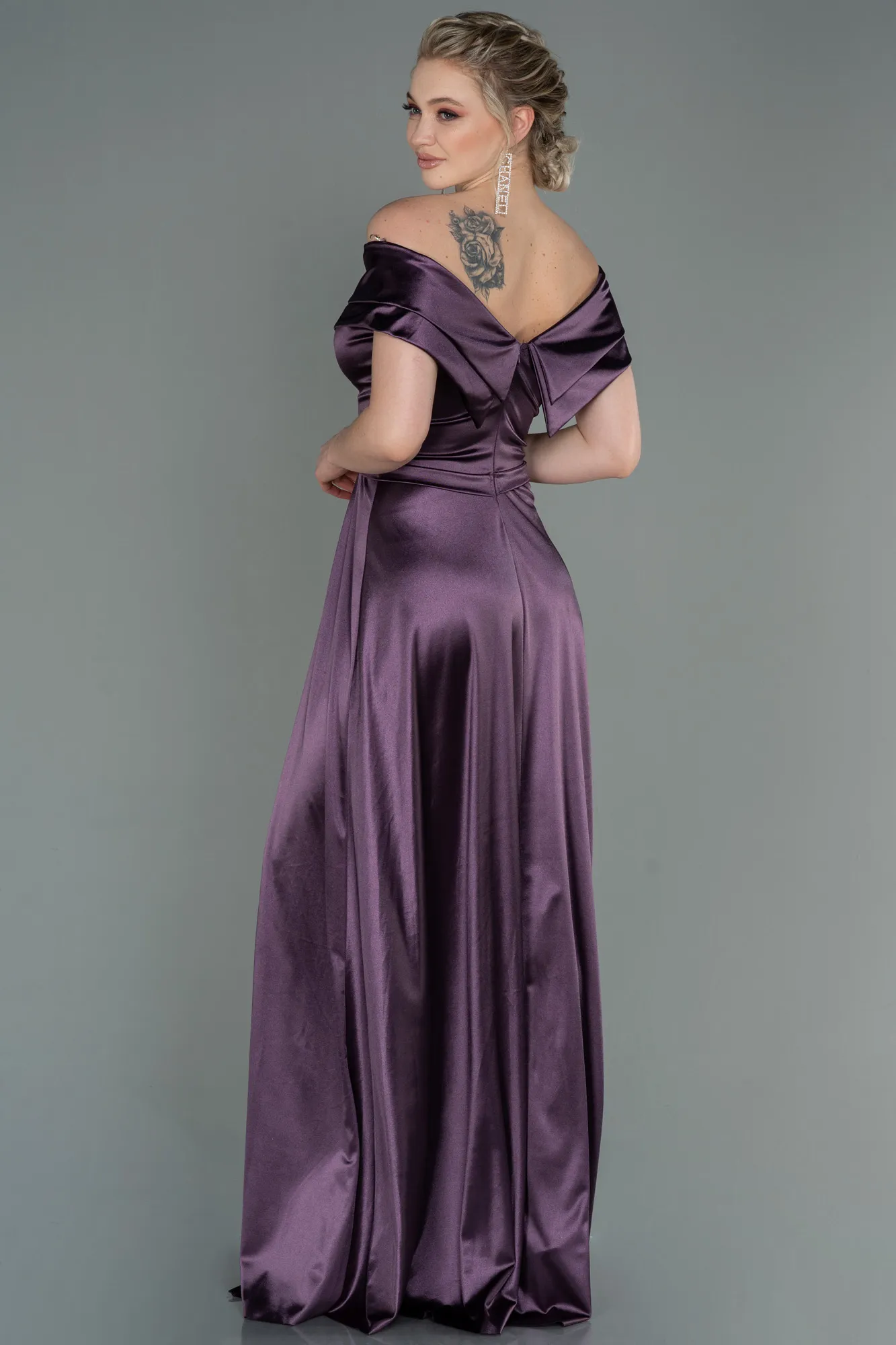 Lavender-Long Prom Gown ABU3157
