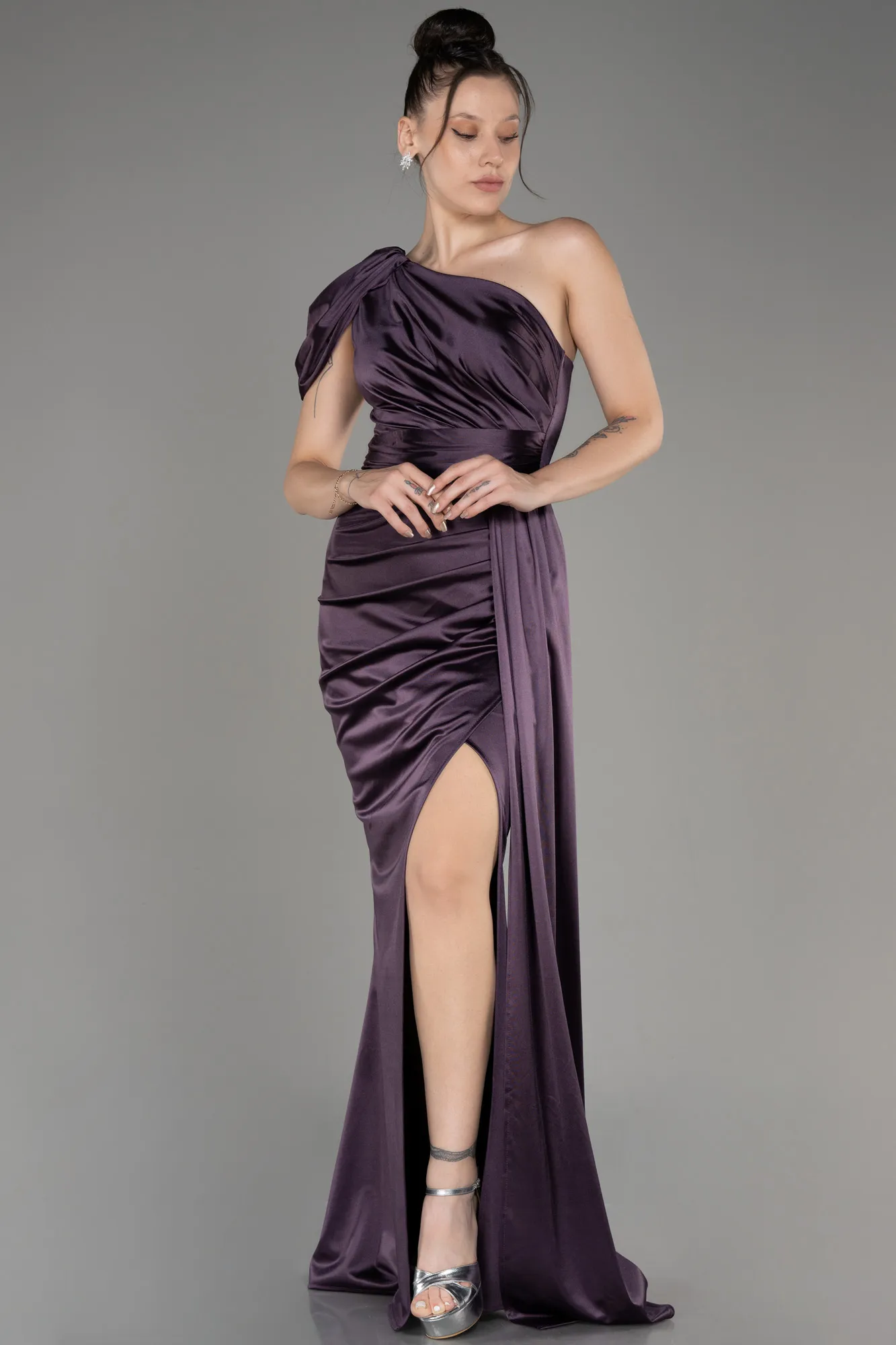 Lavender-Long Prom Gown ABU3325
