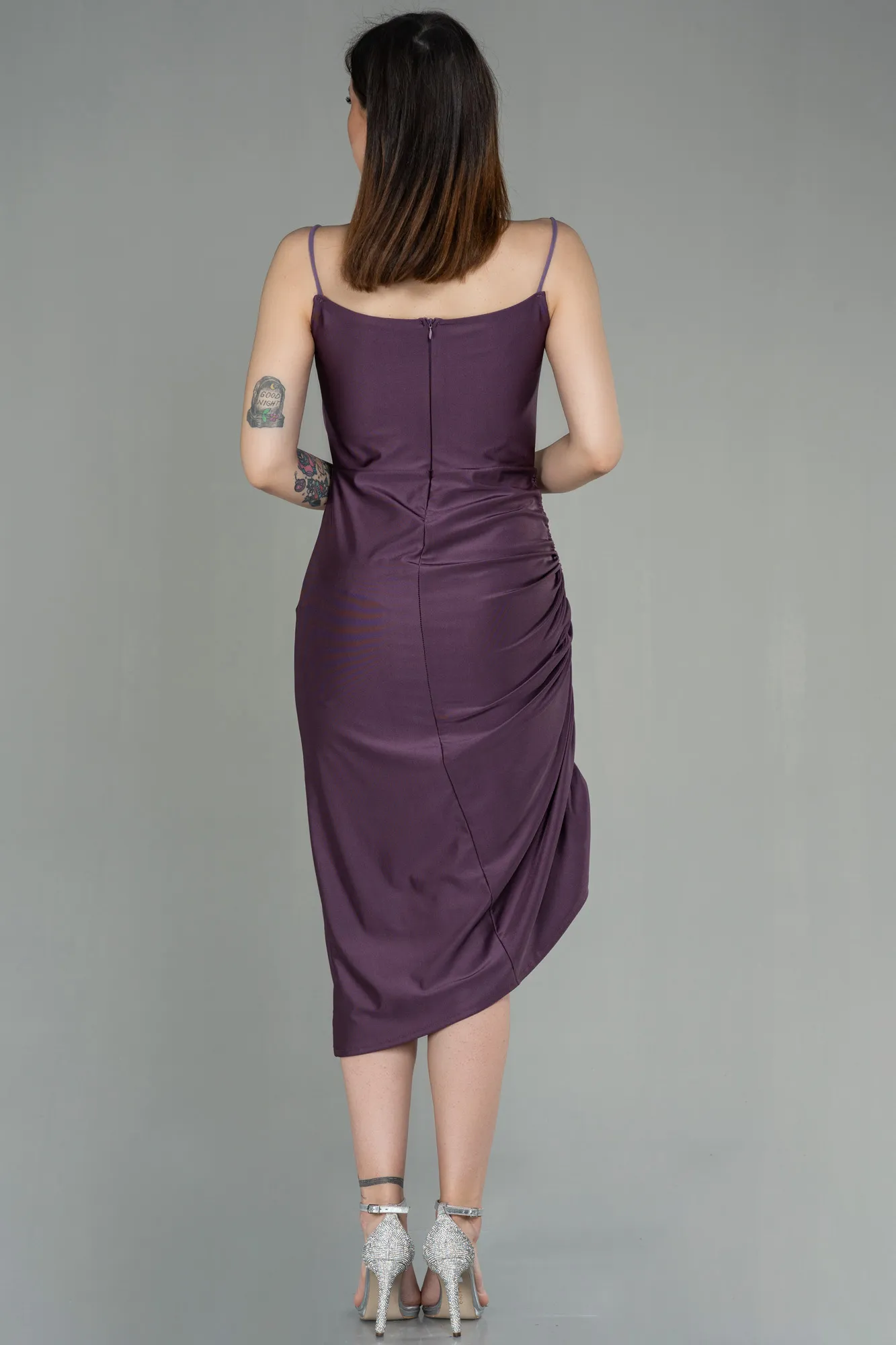 Lavender-Midi Night Dress ABK1900